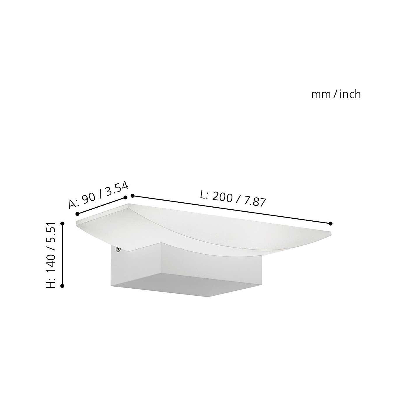 EGLO Metrass LED Uplighter Wall Light