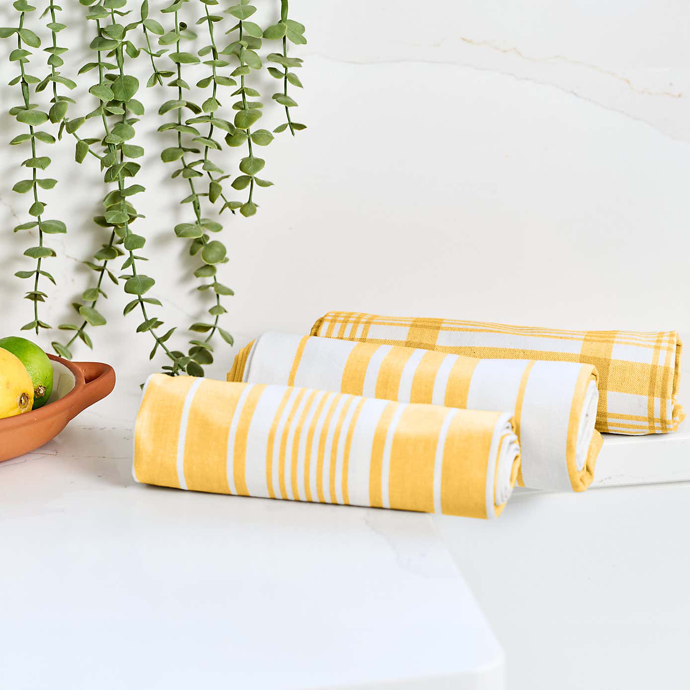 Dexam Love Colour Set of 3 Extra Large Tea Towels