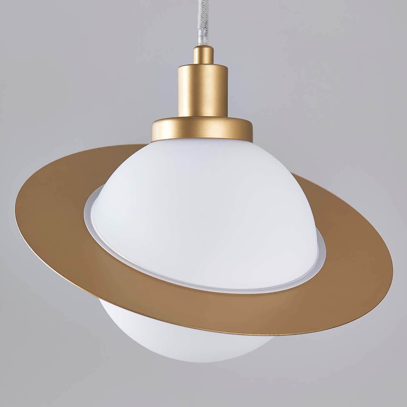 Saturn 1 Light Pendant Ceiling Fitting