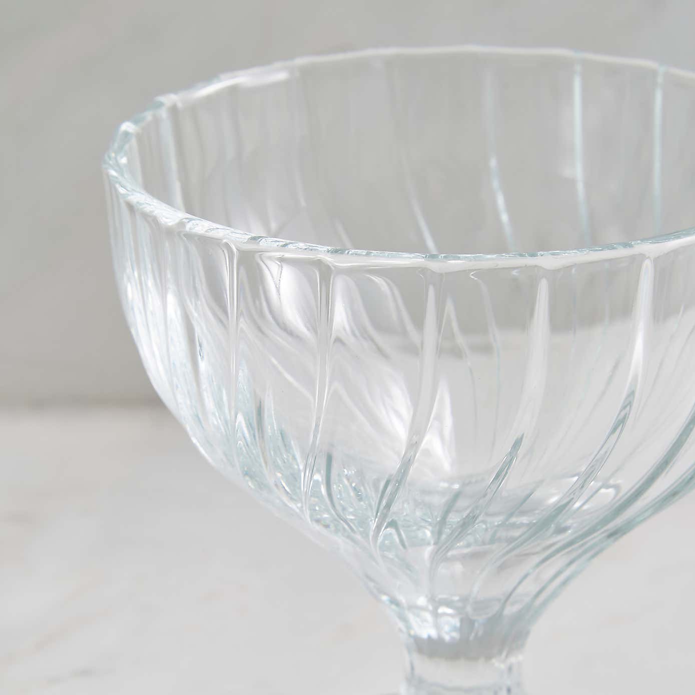 Bouquet Glass Sundae Dish