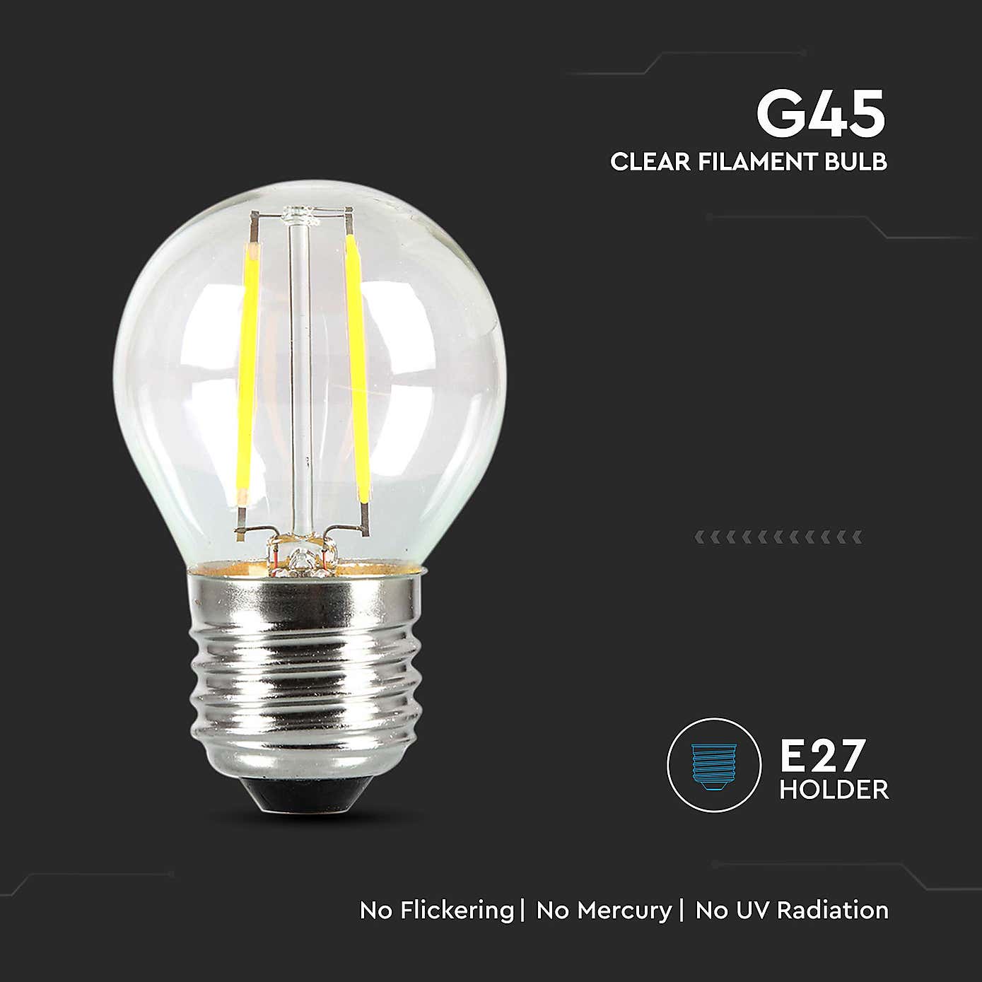 V-TAC 15 LED Festoon String Lights & Filament Bulbs Indoor Outdoor Bundle