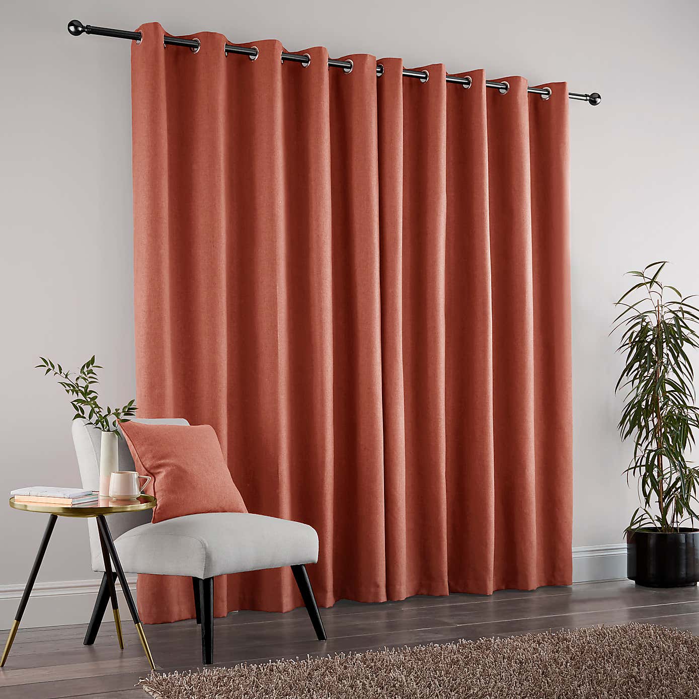 Jennings Natural Thermal Eyelet Curtains