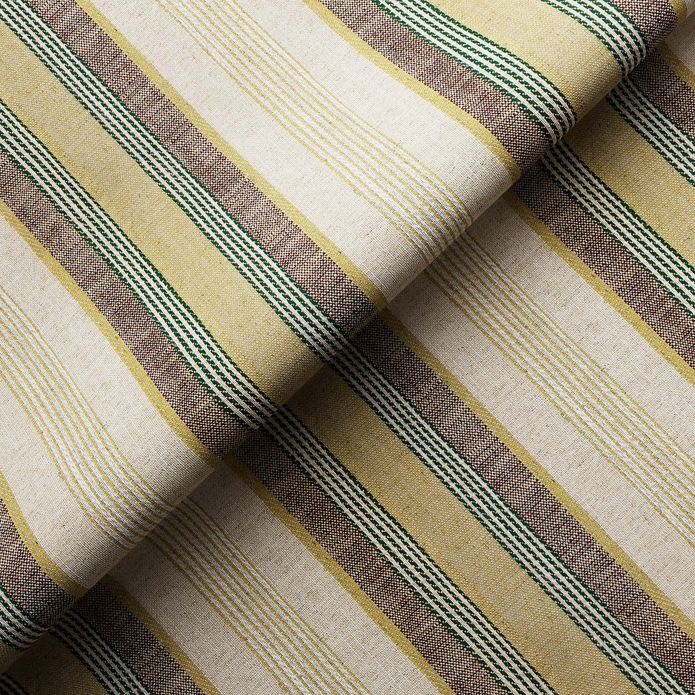 Angus Striped Linen Snuggle Chair