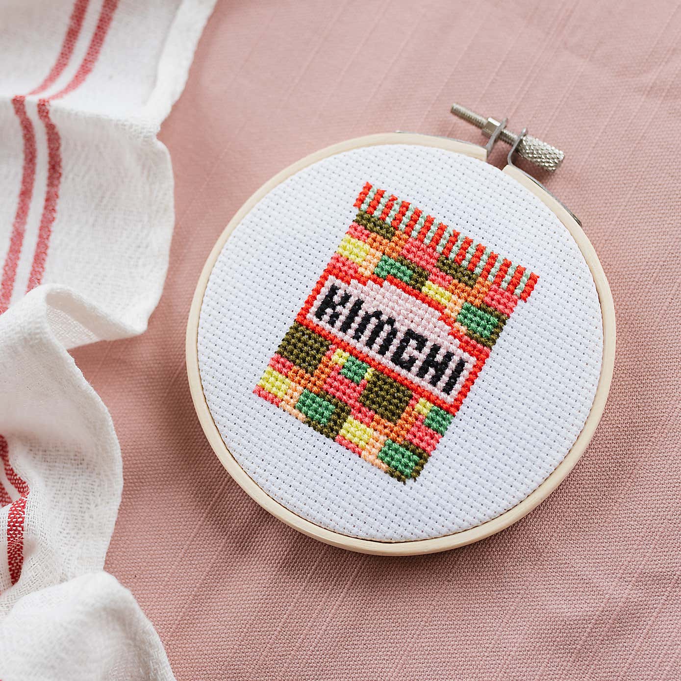 Cotton Clara Kimchi Cross Stitch Kit