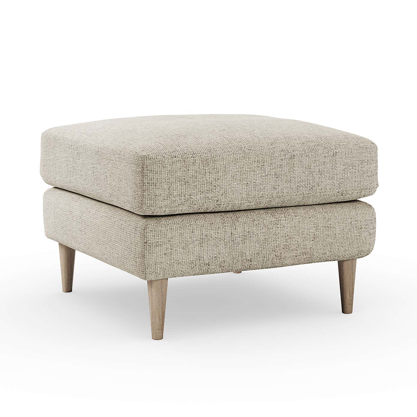Sven Chunky Chenille Footstool