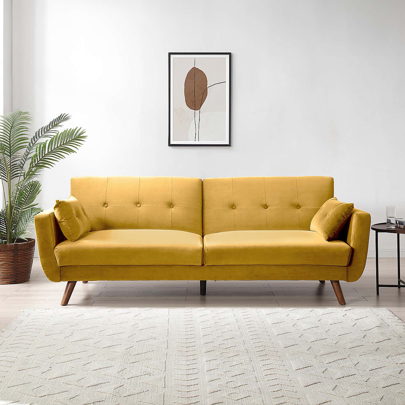 Bobby Velvet Double Sofa Bed