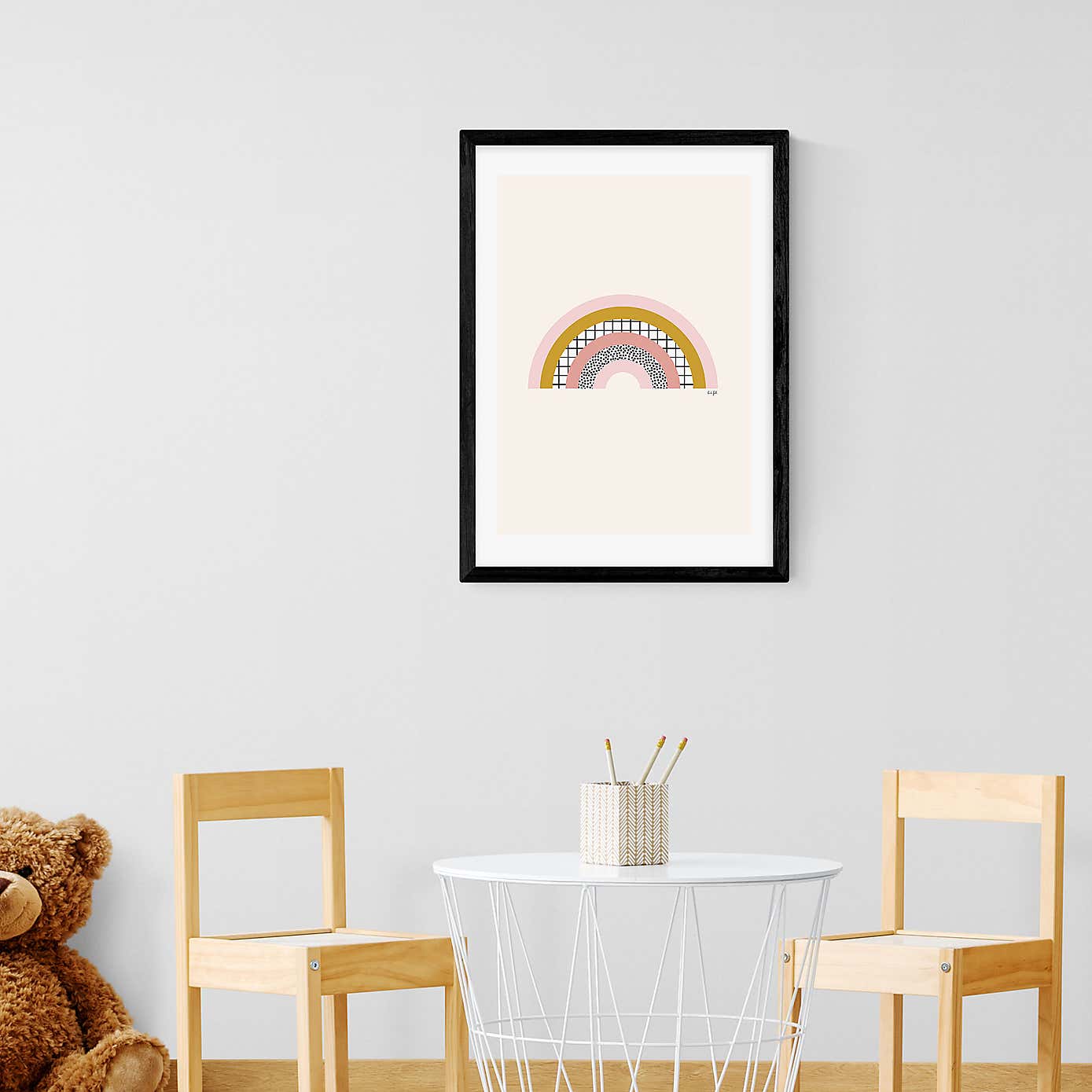 East End Prints Graphic Rainbow Print