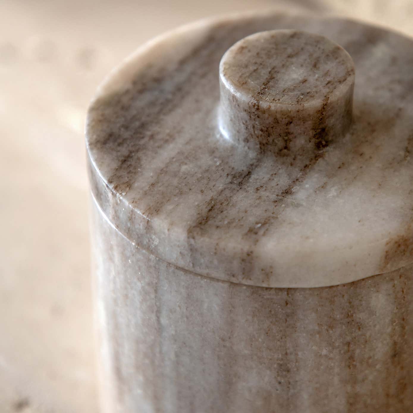 Tarragon Marble Storage Jar