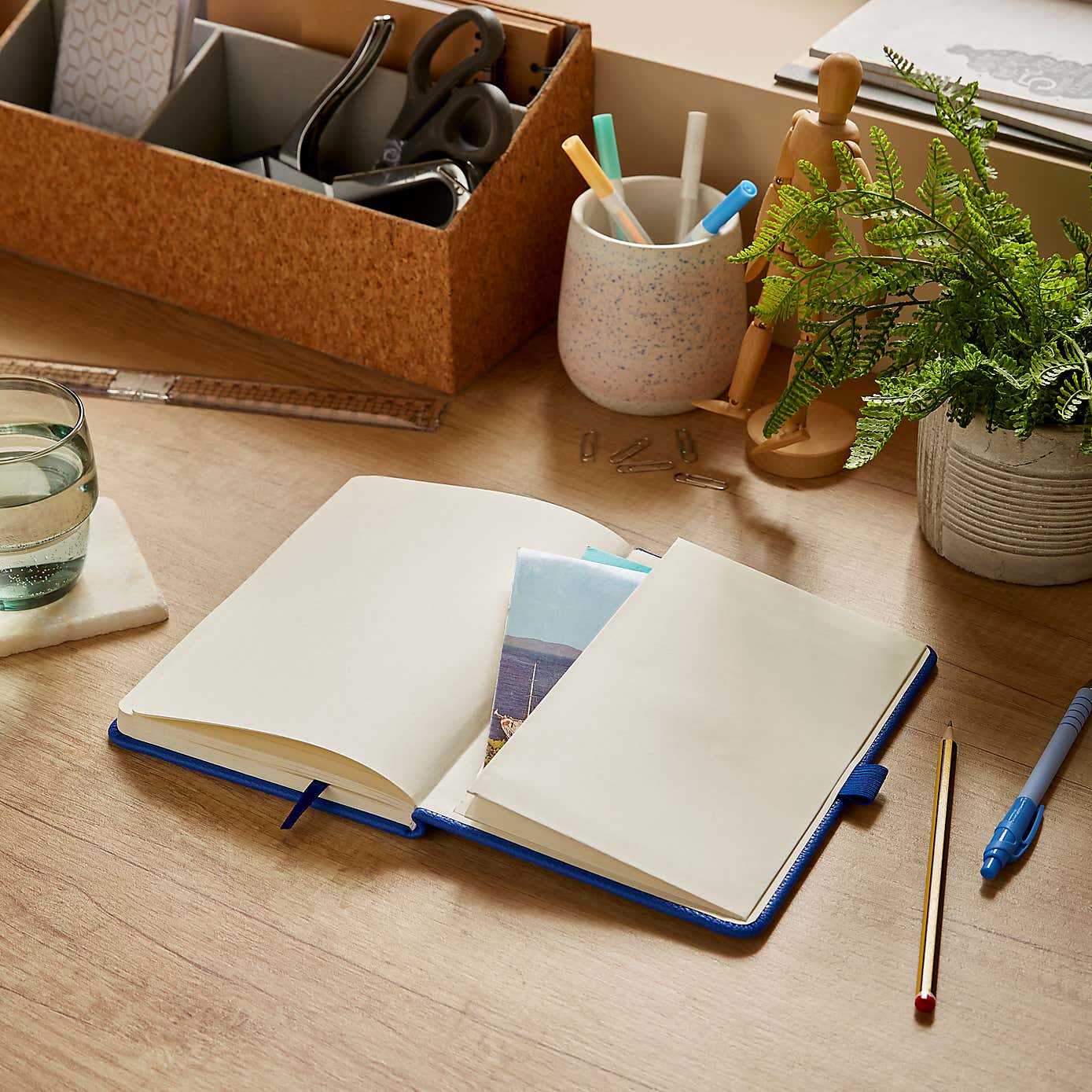 Waters and Noble Premium Faux Leather Notebook