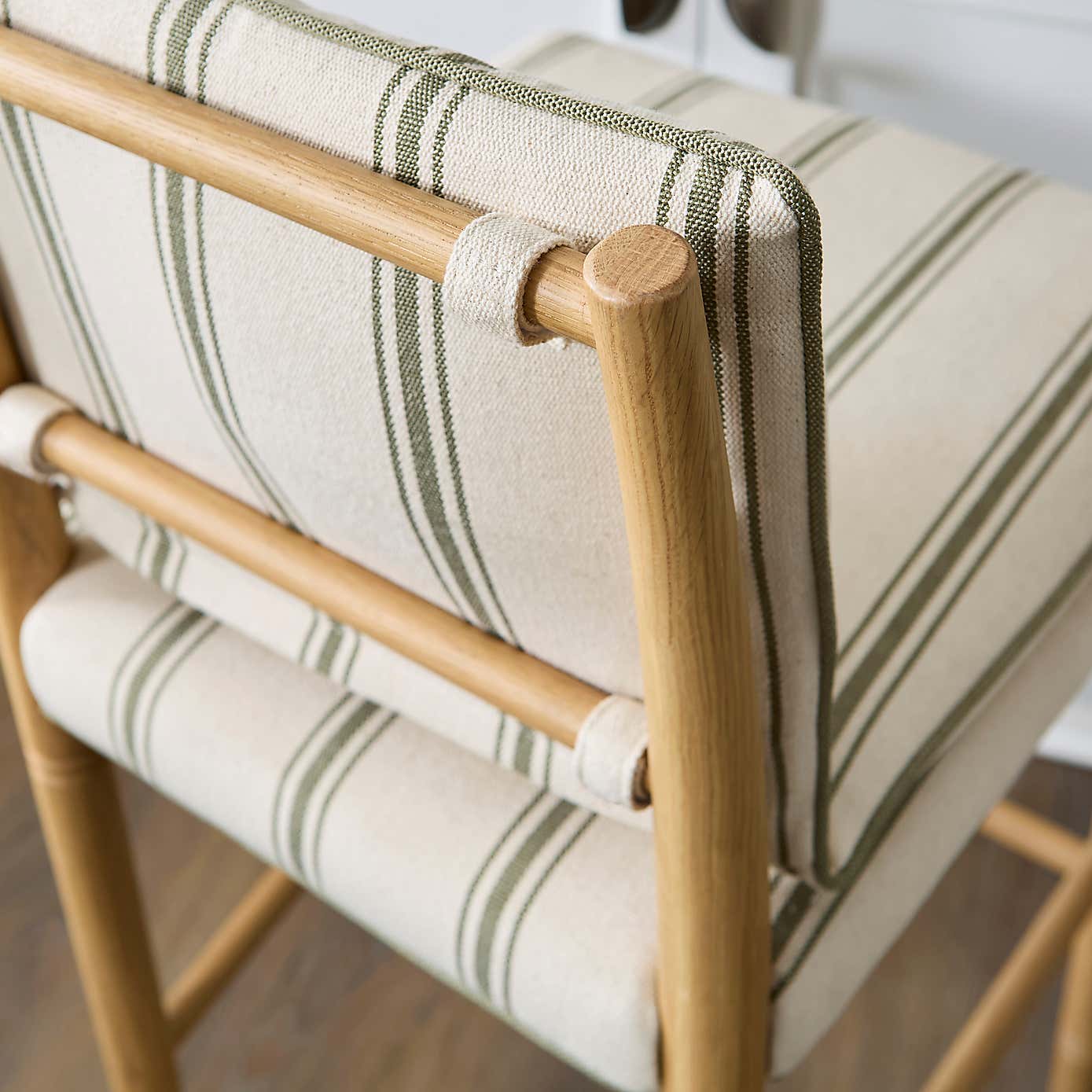 Churchgate Walcote Striped Fabric Bar Stool