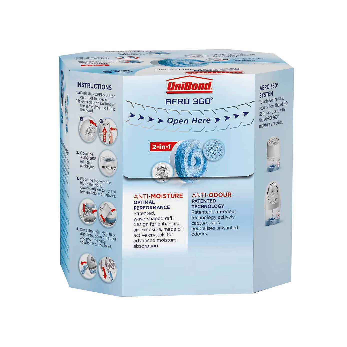 UniBond Aero 360 Neutral Refills x2