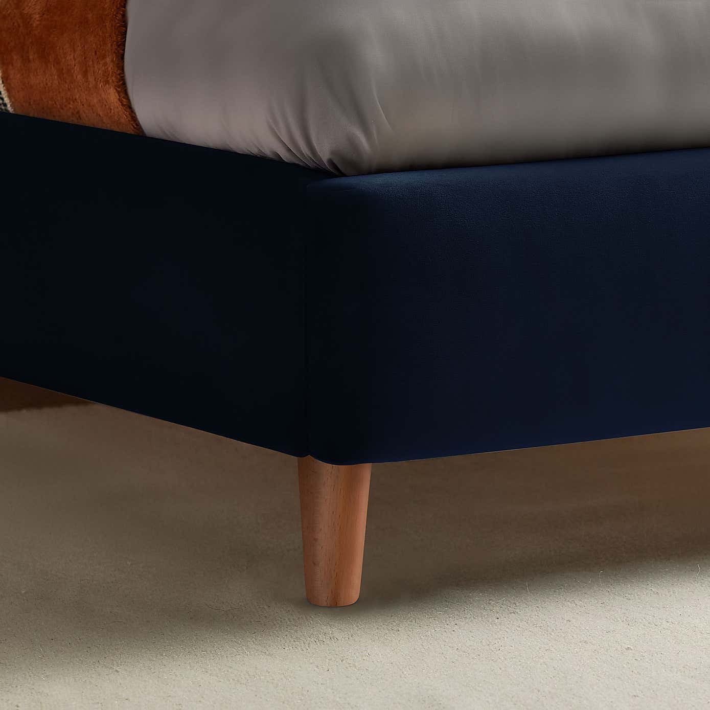 Silentnight Fara Bed Frame, Velvet