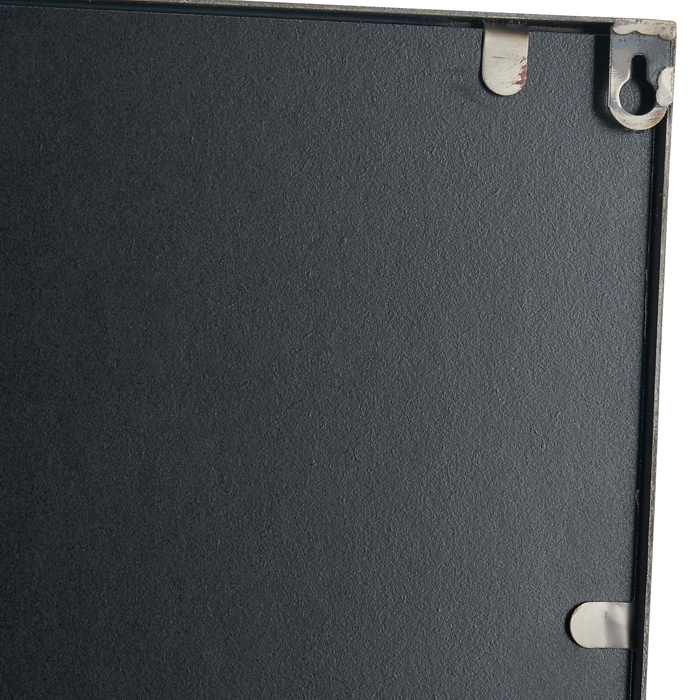 Antique Bronze Metal Square Wall Mirror