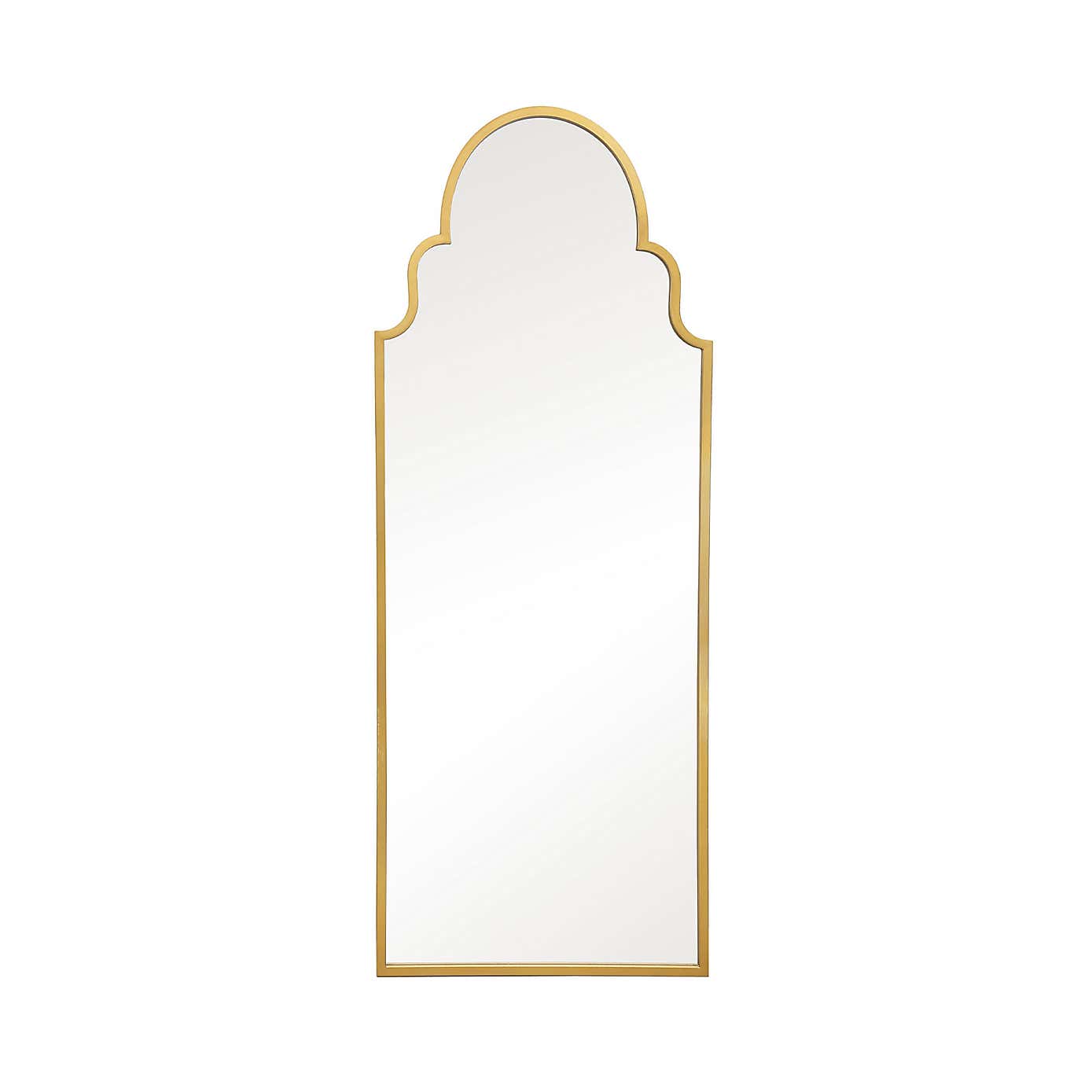 Arcus Crown Arched Indoor Outdoor Full Length Wall Mirror