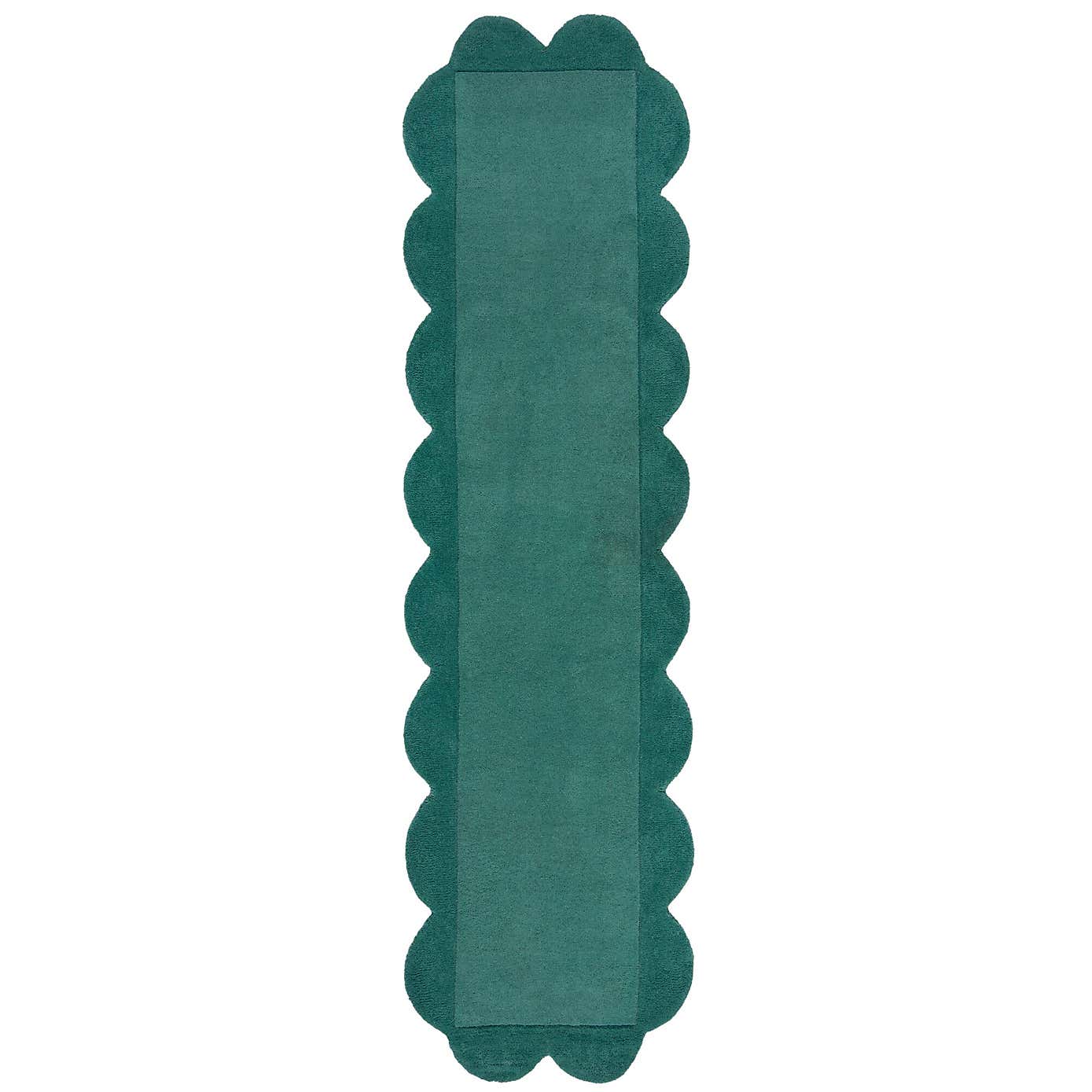 Milo Scallop Plain Wool Runner