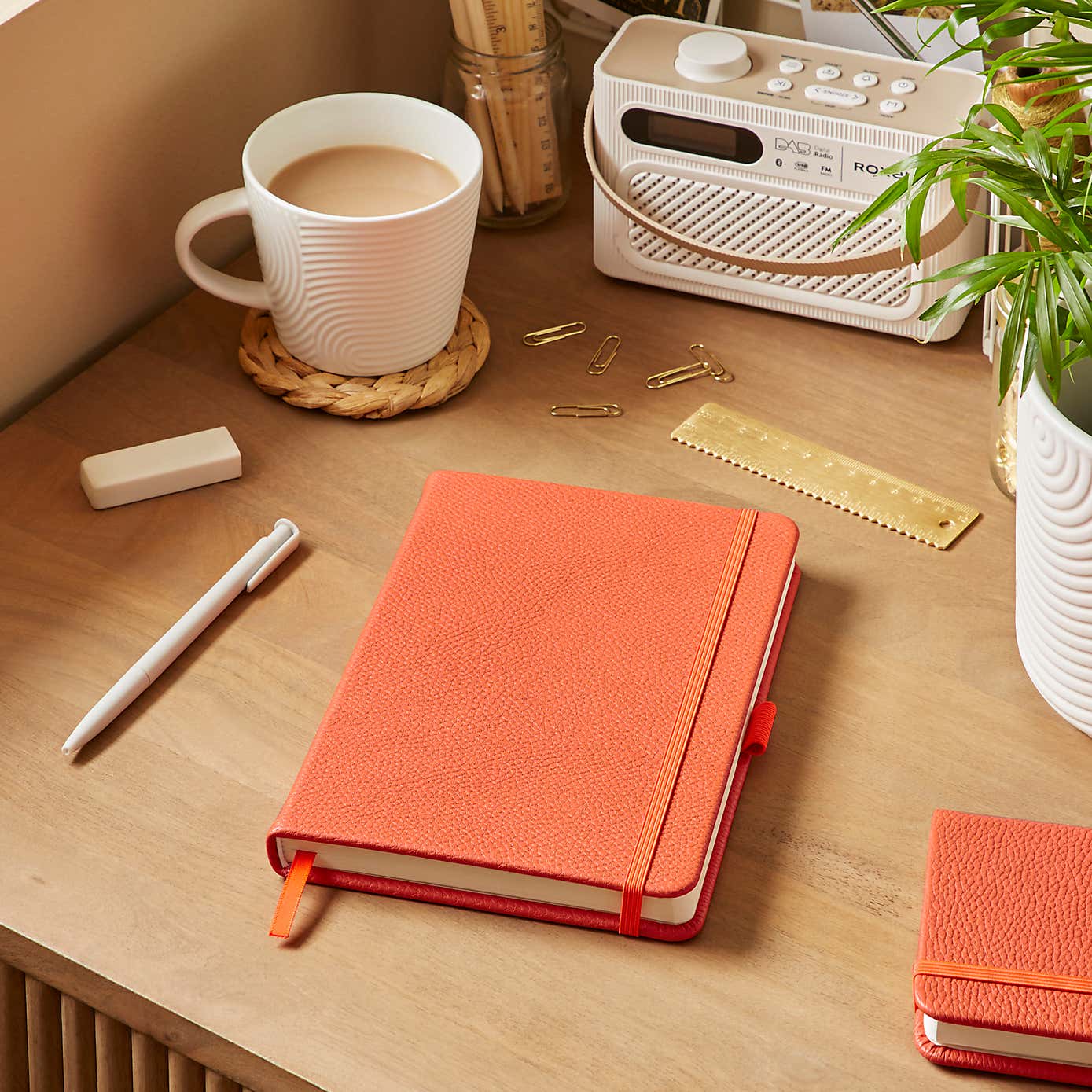 Waters and Noble Premium Faux Leather Notebook