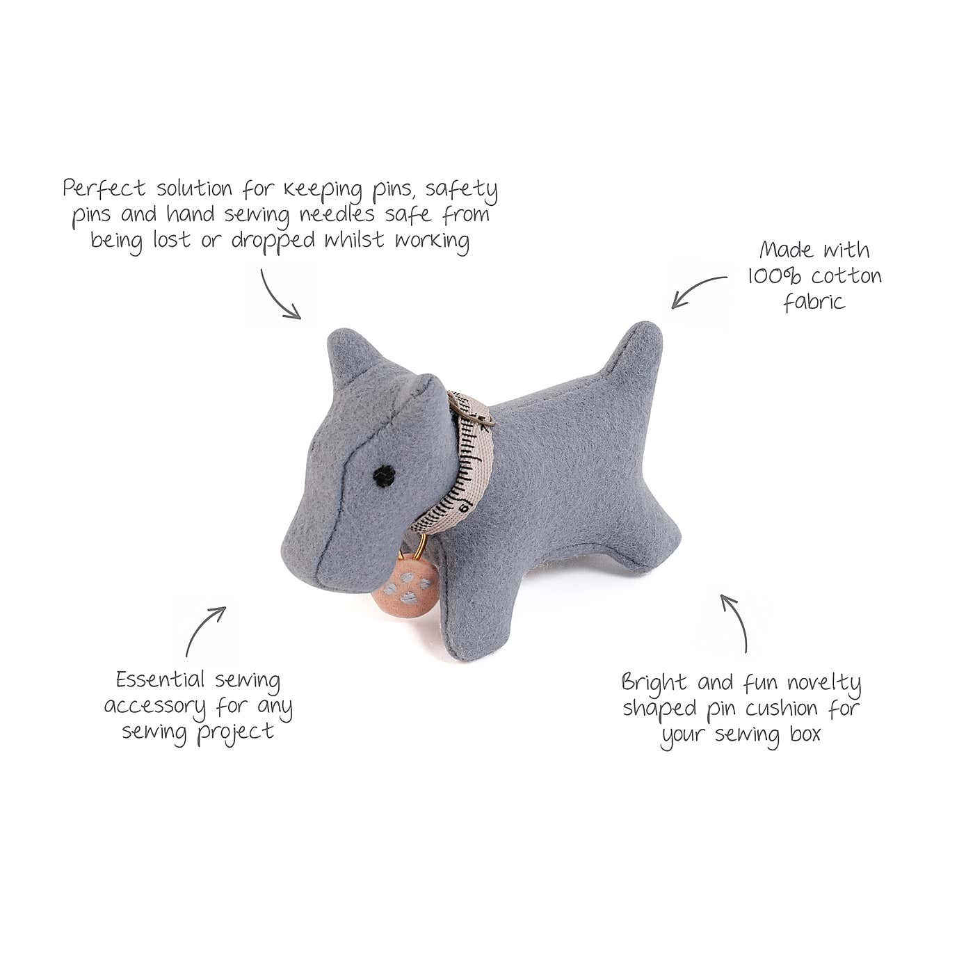 Scotty Dogs Blue Pin Cushion