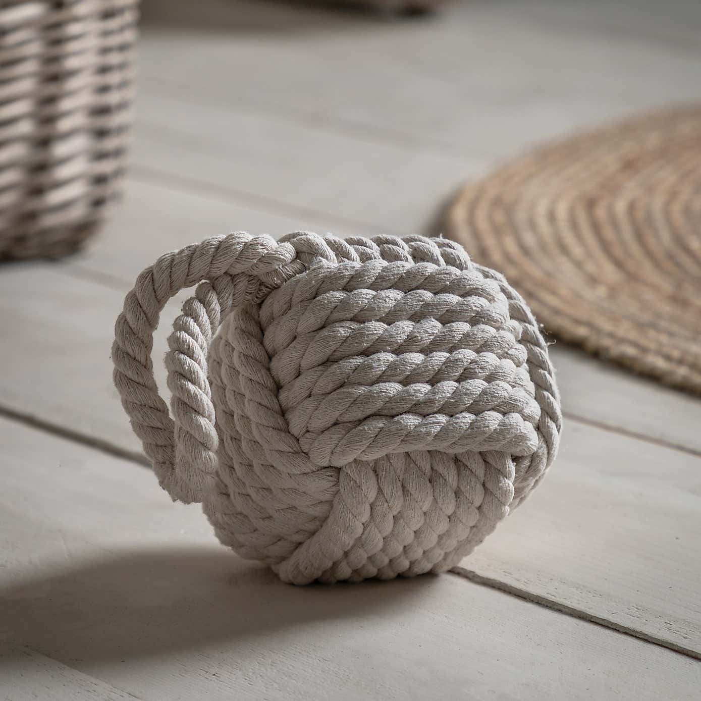 Knotted Rope Doorstop