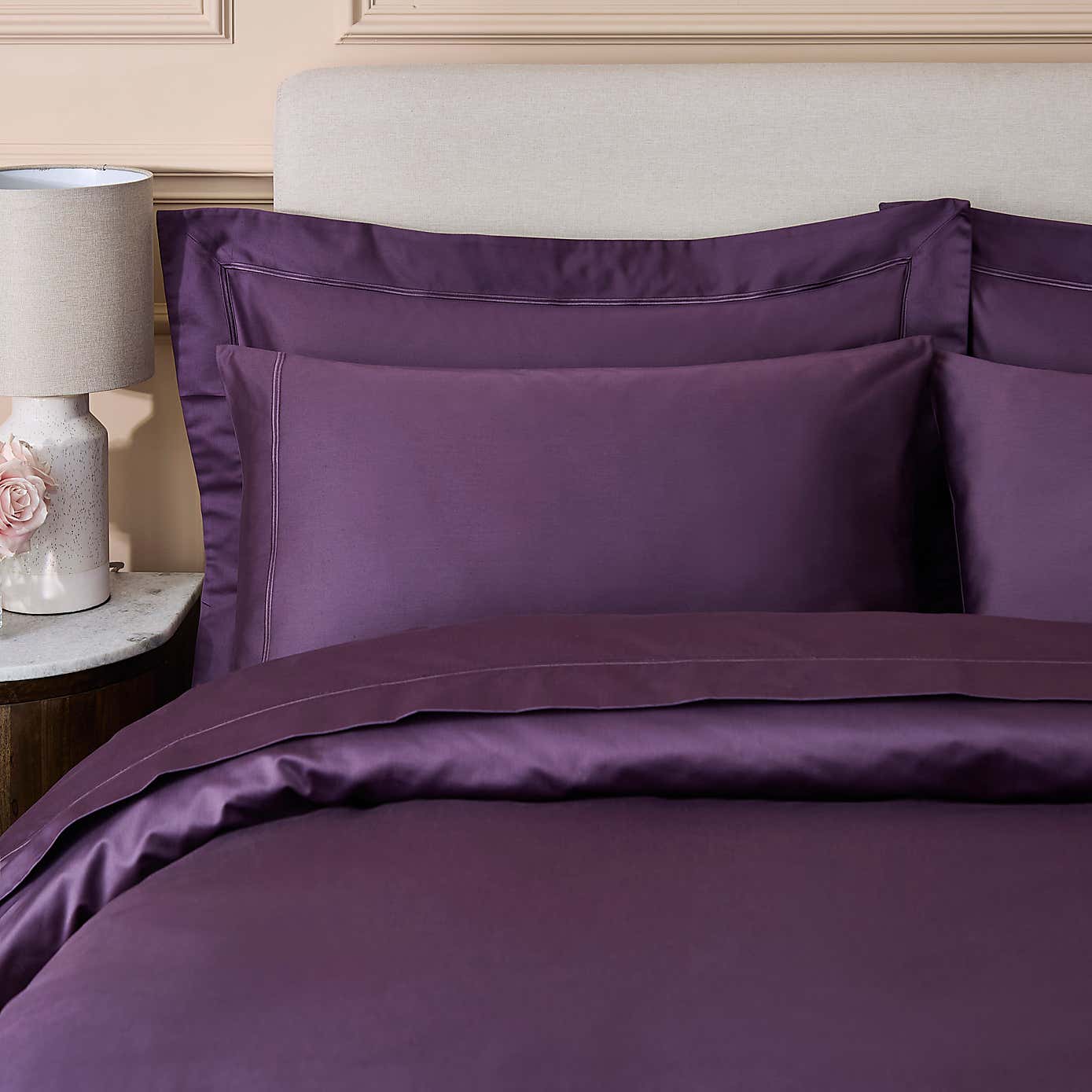 Dorma Cotton Sateen 800 Thread Count Oxford Pillowcase