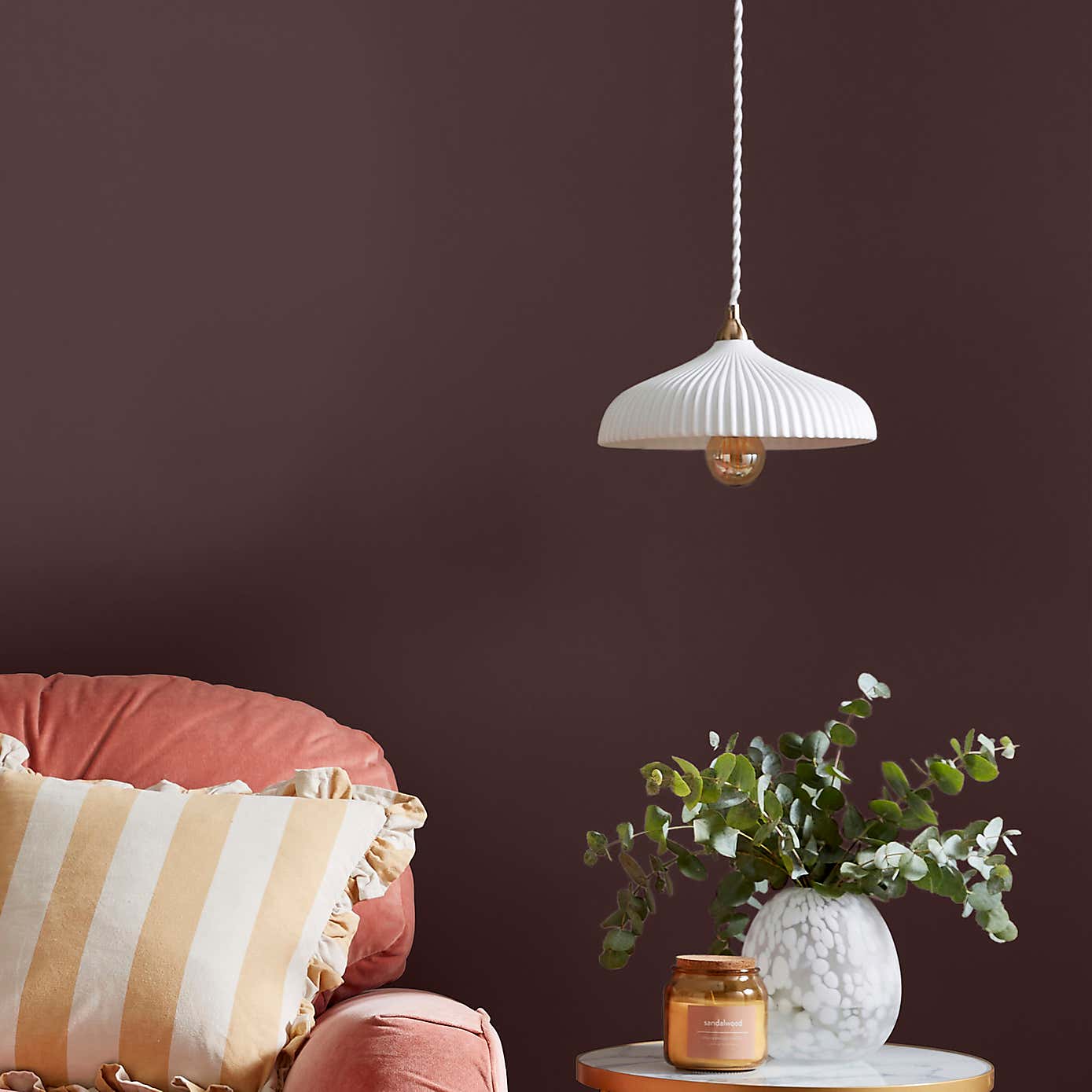 Dunelm Mahogany Brown Matt Emulsion Paint