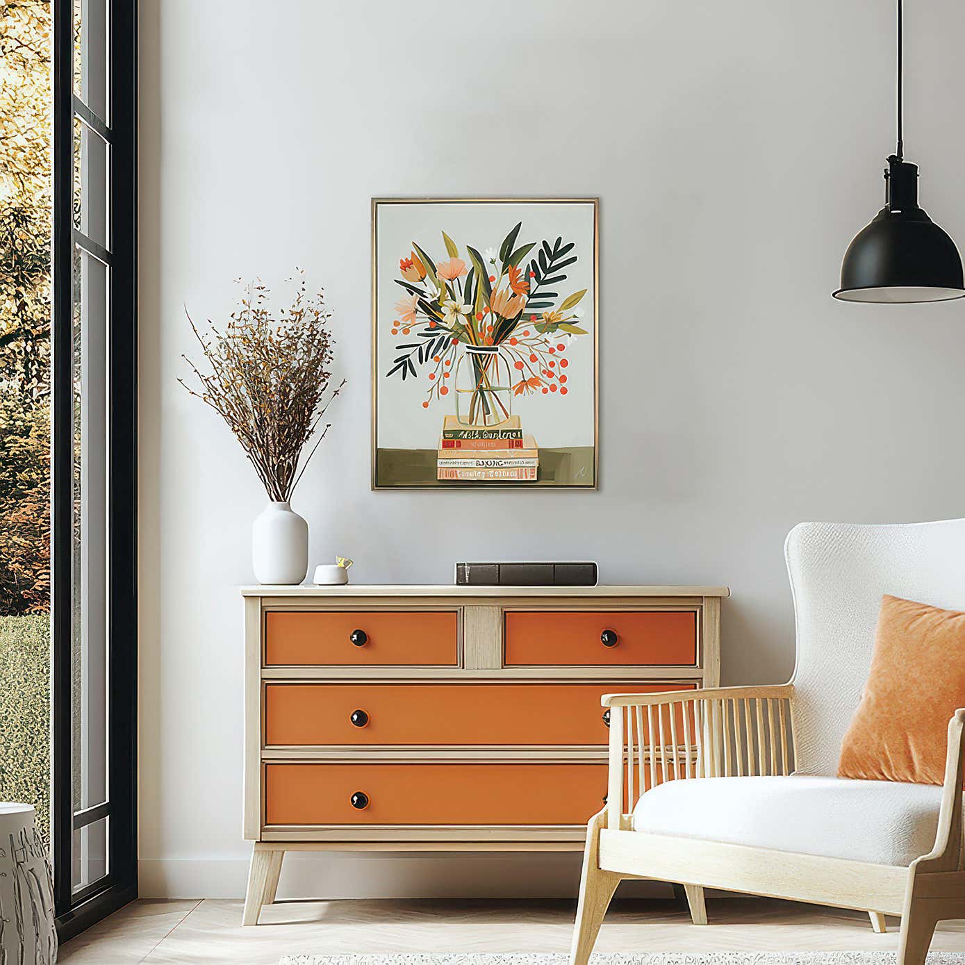 Cedar & Sage Wild at Heart Print Framed Canvas