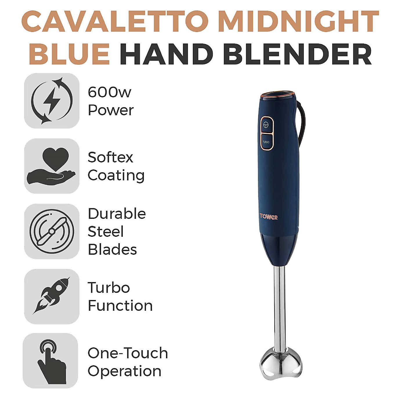 Tower Cavaletto 600W Stick Blender