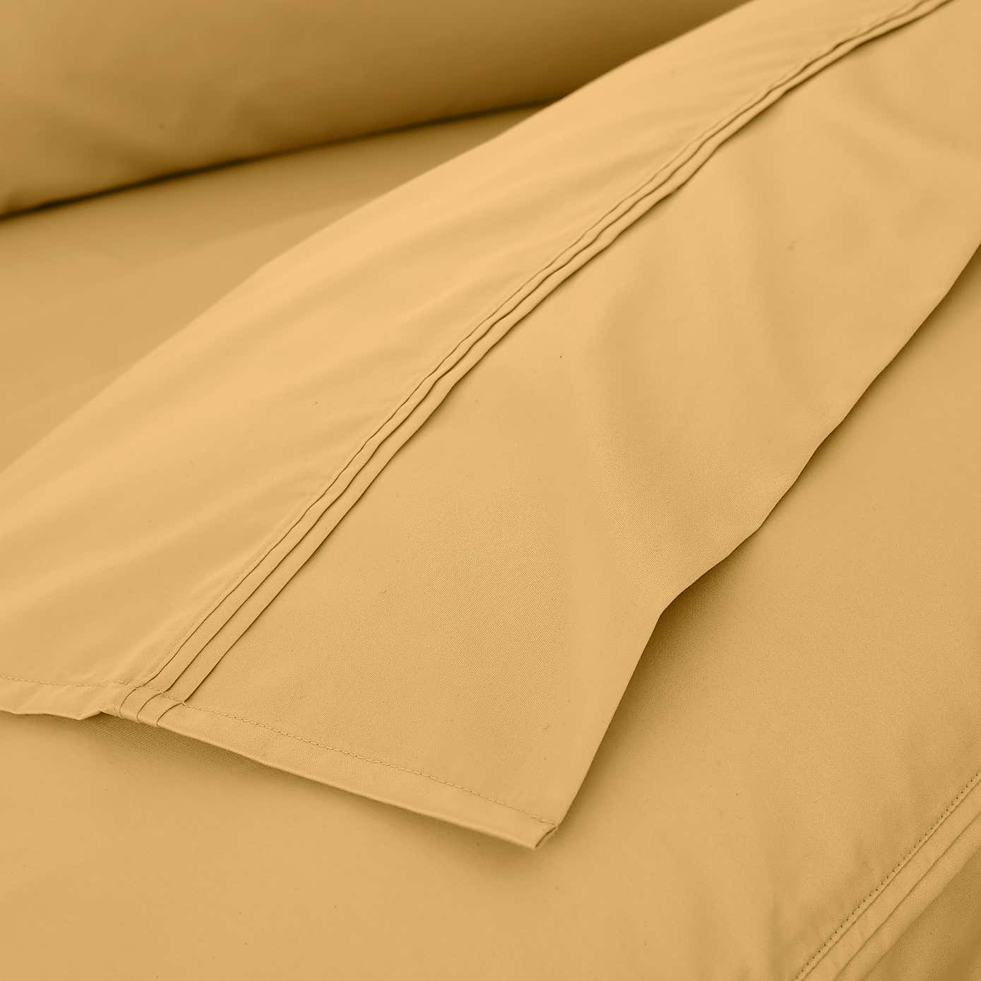 Dorma 500 Thread Count 100% Cotton Sateen Plain Flat Sheet
