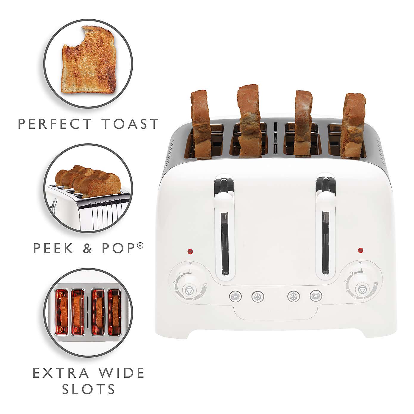 Dualit Lite 4 Long Slot Toaster