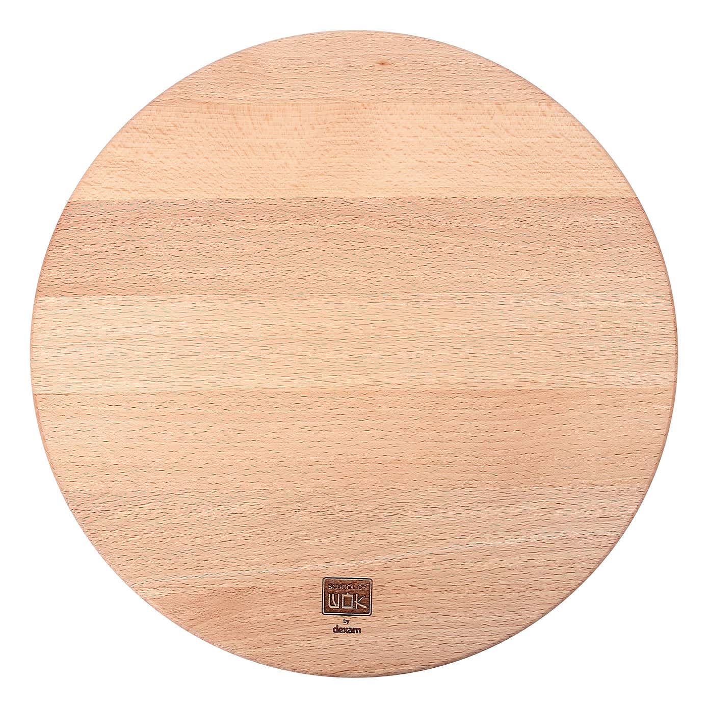 School of Wok Beech Round Chopping Block Board