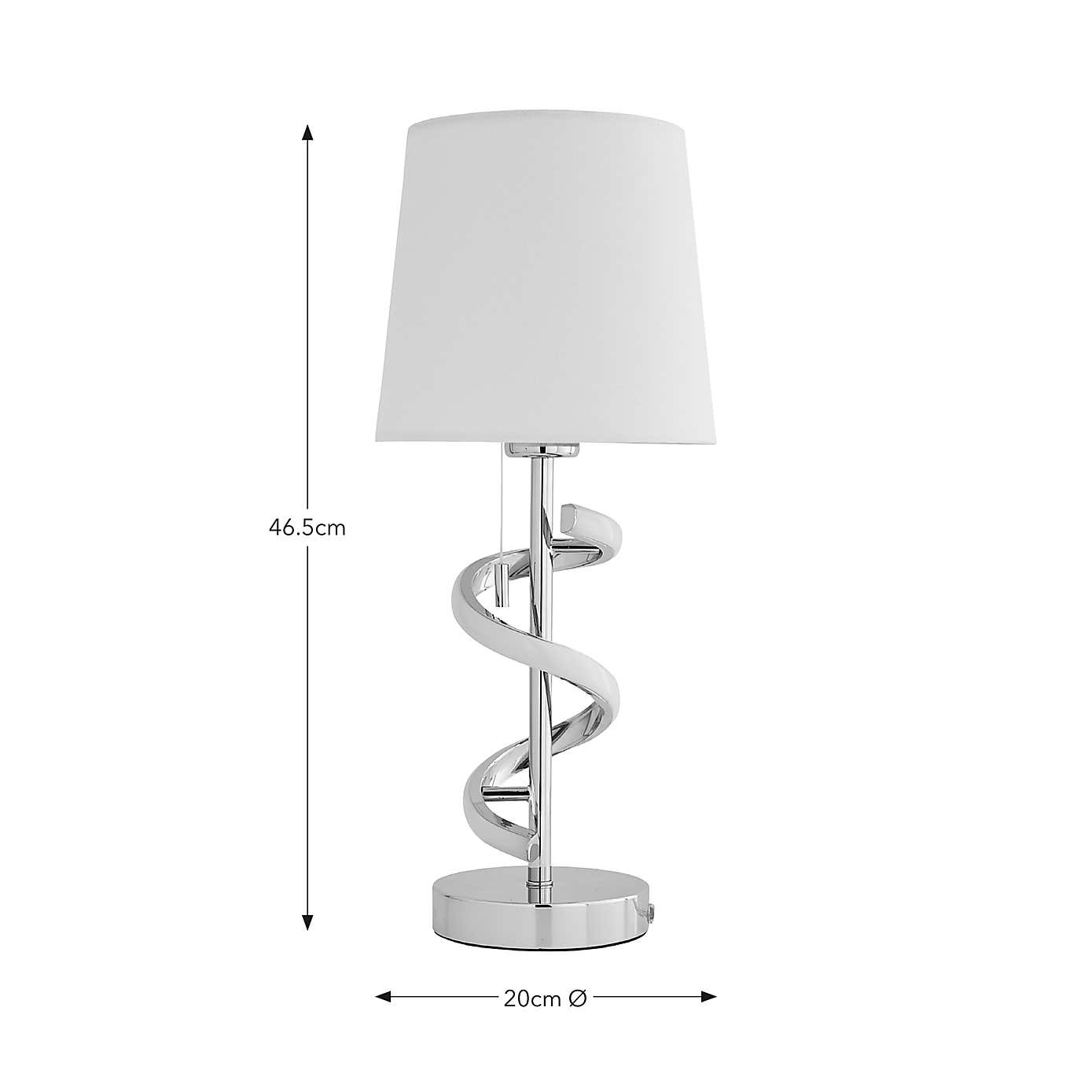 Palais 2 Light Metal Table Lamp