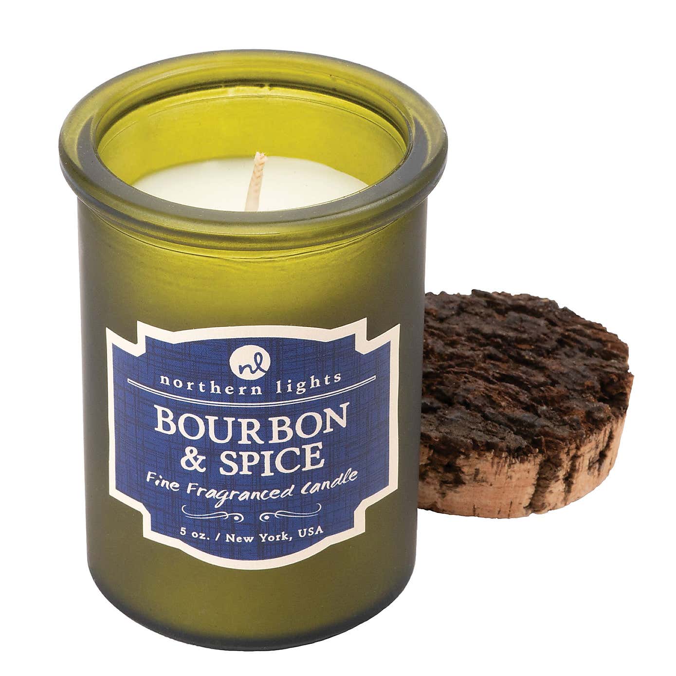 Northern Lights Spirit Bourbon and Spice Jar Candle