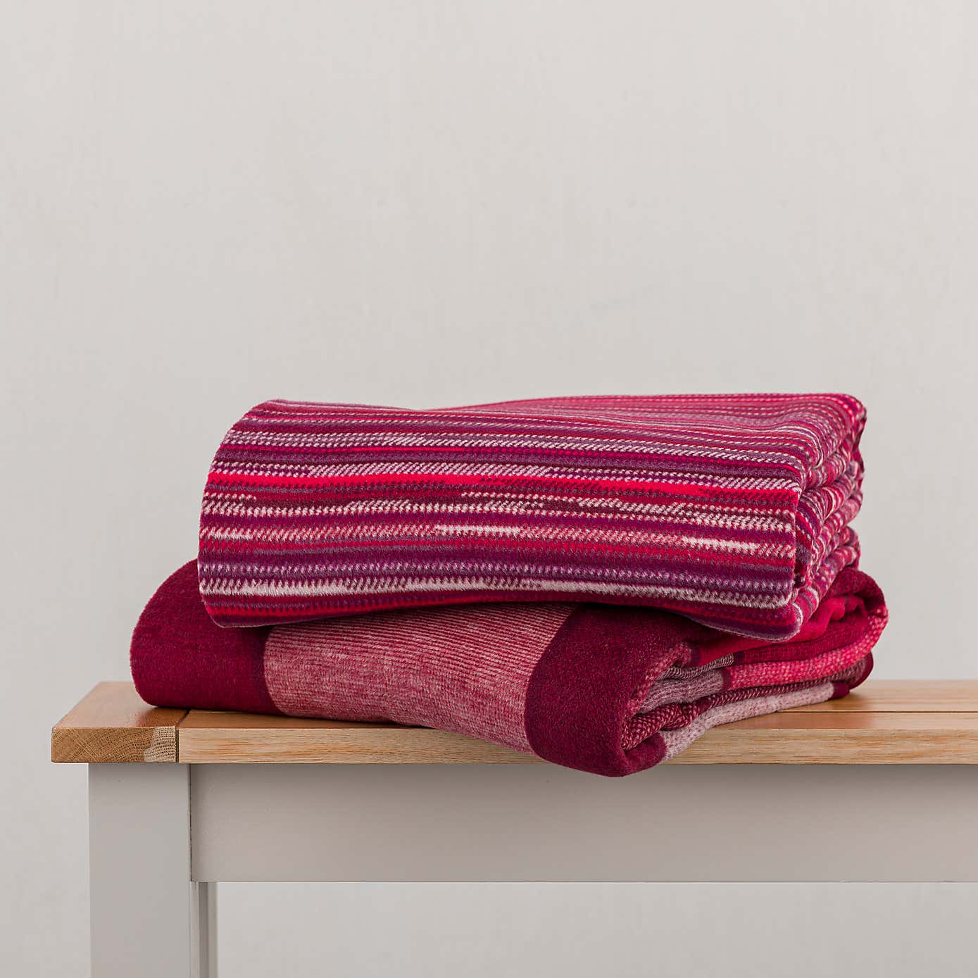 Supersoft Reva Stripe Cotton Blanket