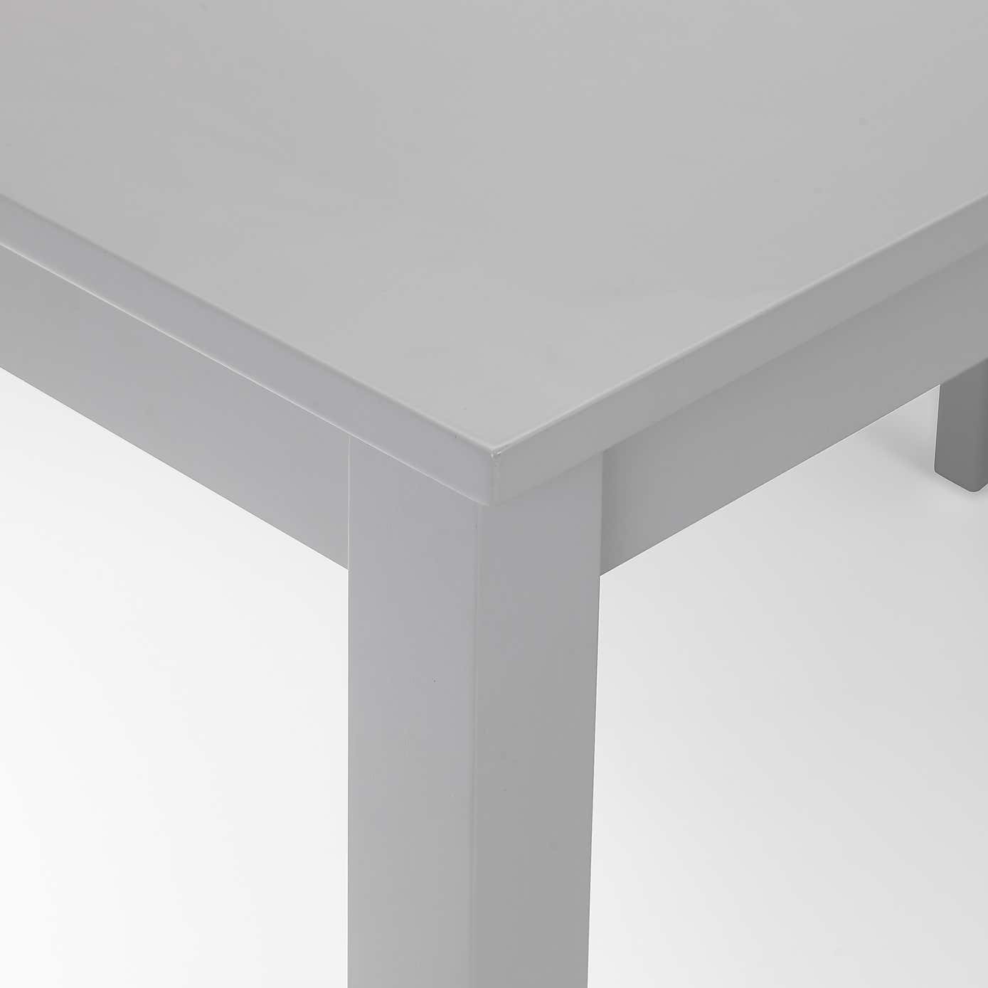 Taku 114cm White Dining Table