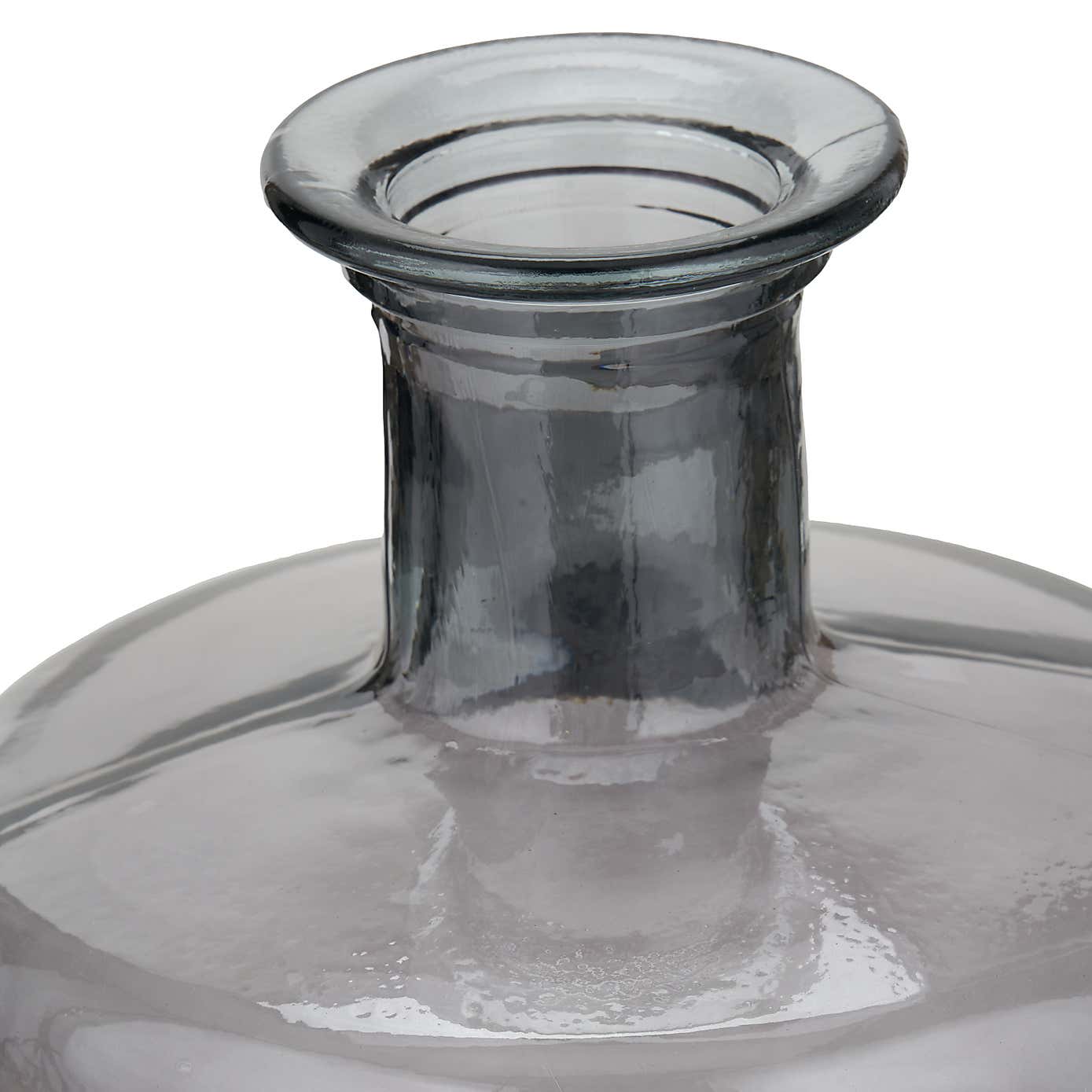 Tall Recycled Glass Bottle Vase