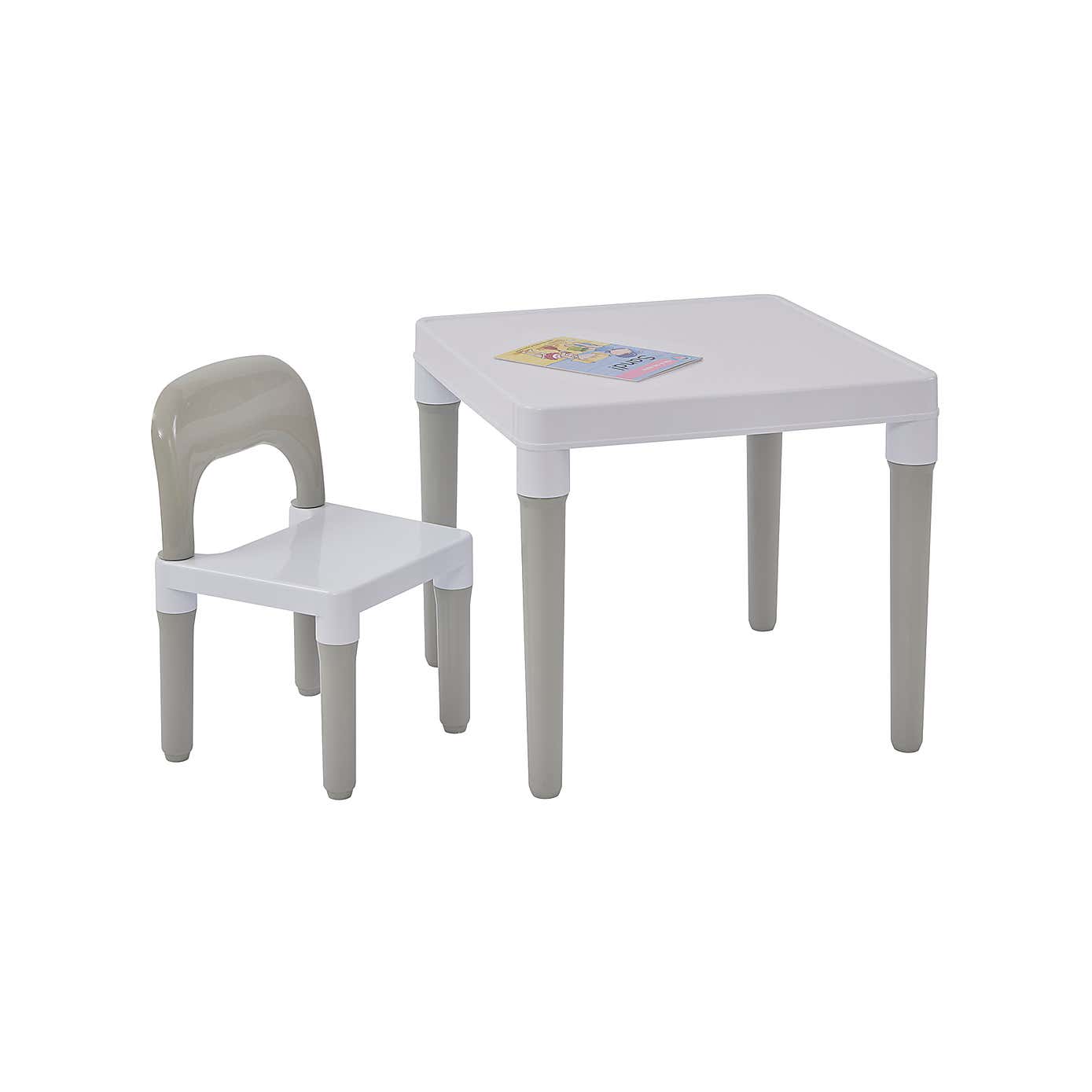 Liberty House Kids Plastic Table And One Chair Set