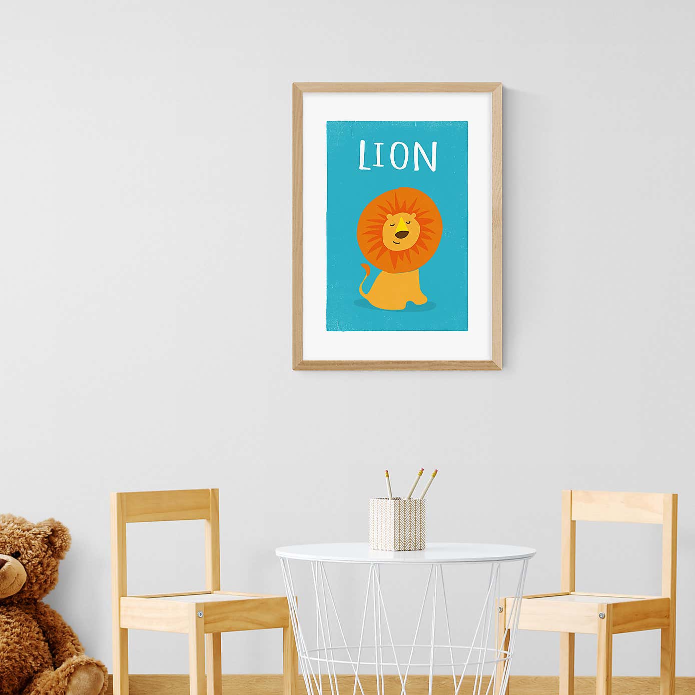 East End Prints Lion Print