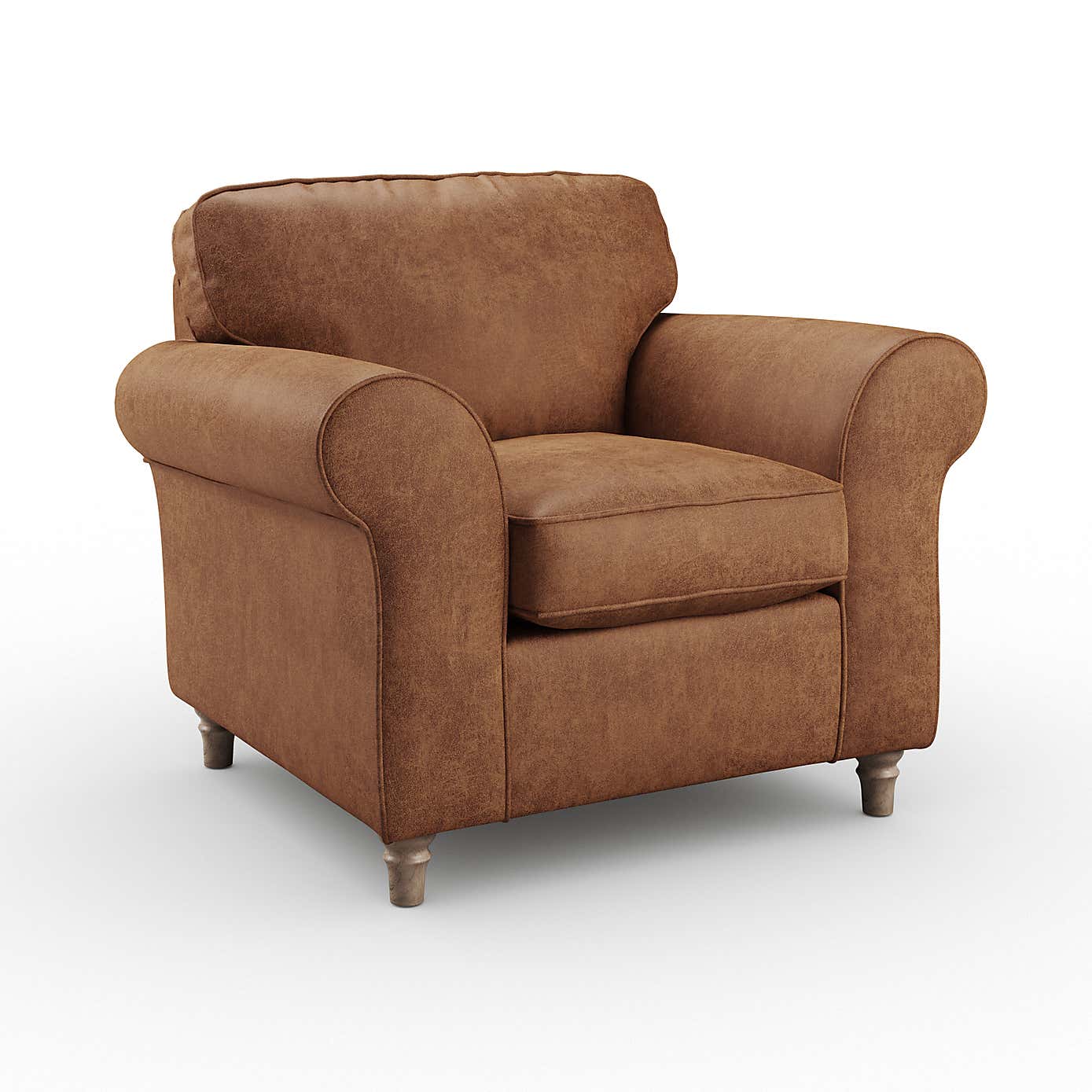 Flori Arizona Armchair, Faux Leather