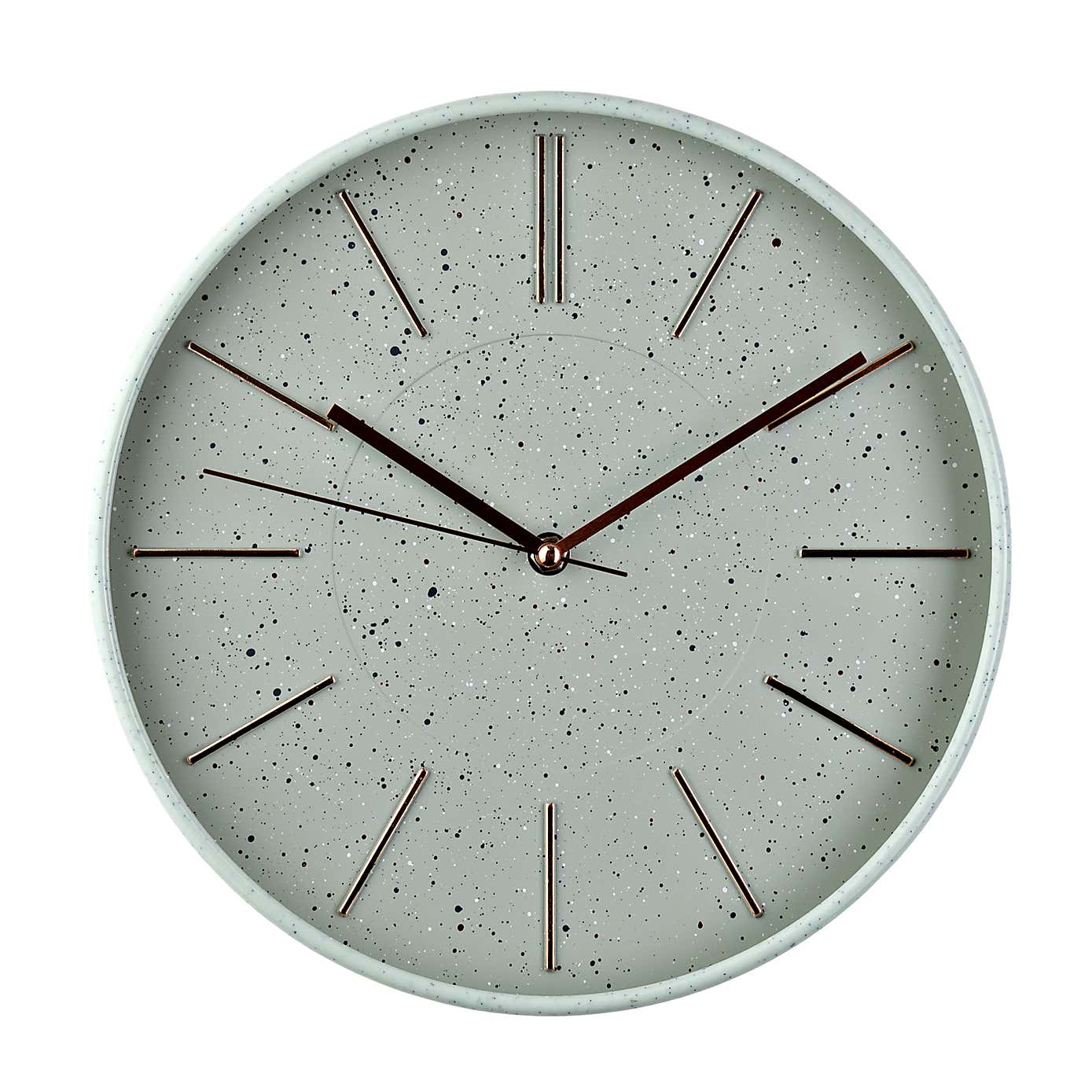 Hometime Speckled Wall Clock