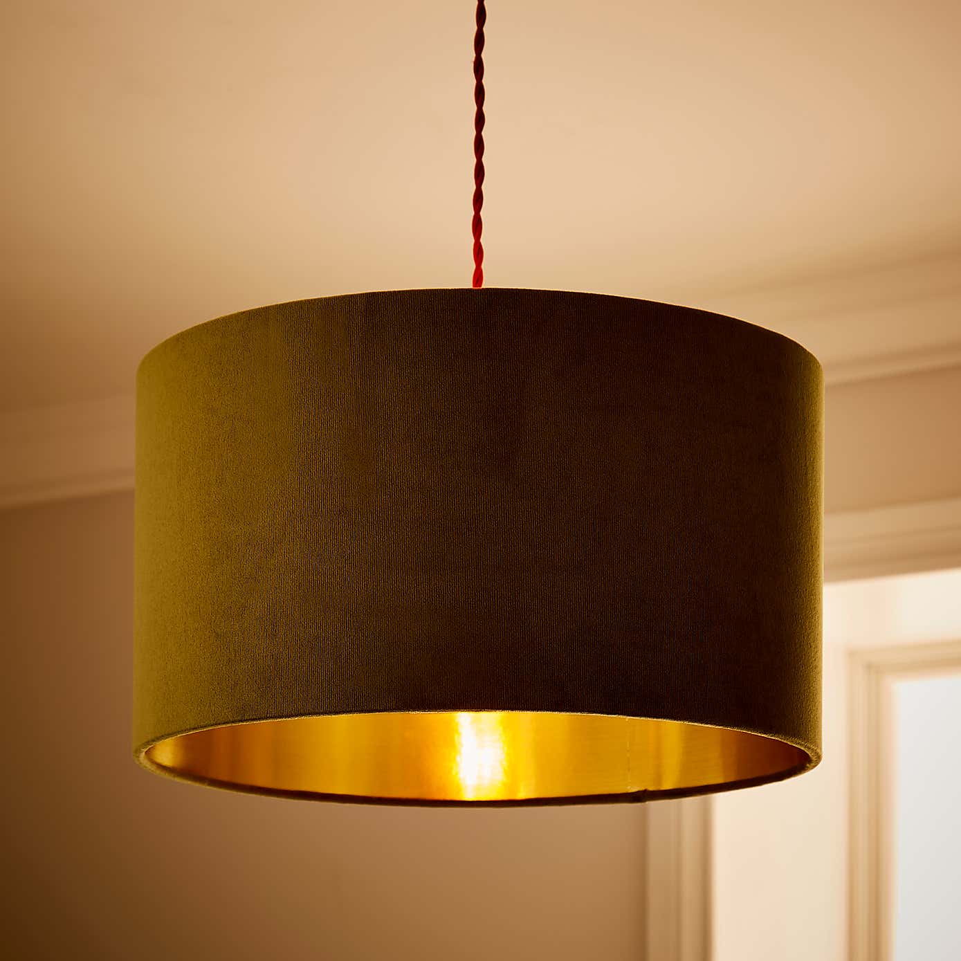 Nesa Velvet Drum Lamp Shade