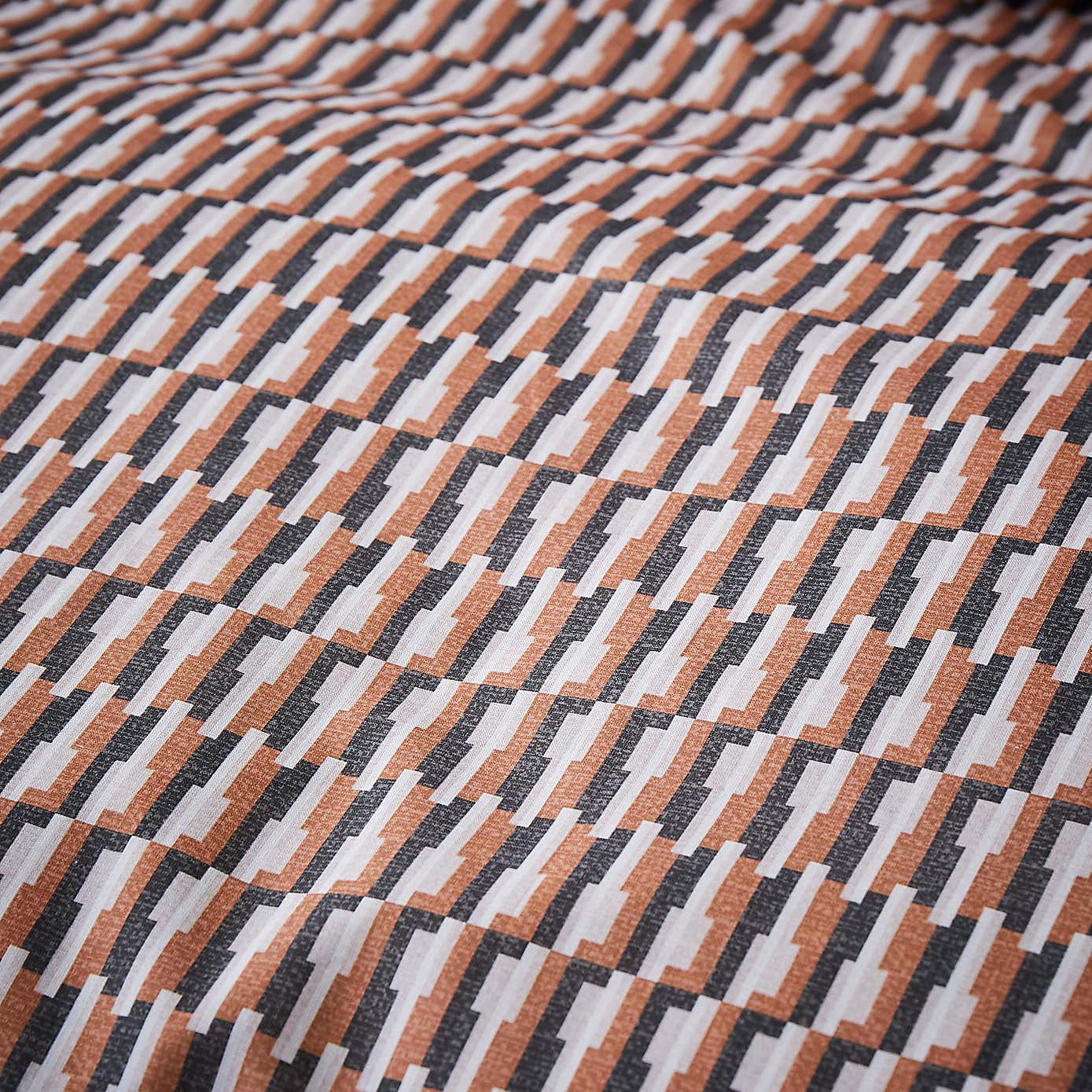 Nils Geometric 144 Thread Count Duvet Cover & Pillowcase Set