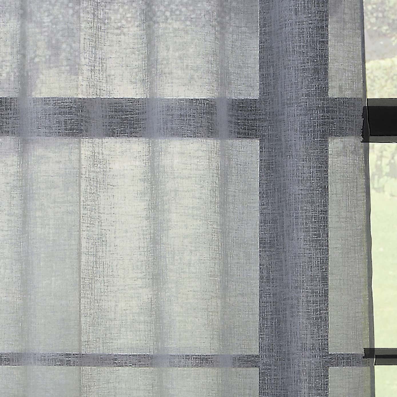 Recycled Polyester Slot Top Single Voile Panel