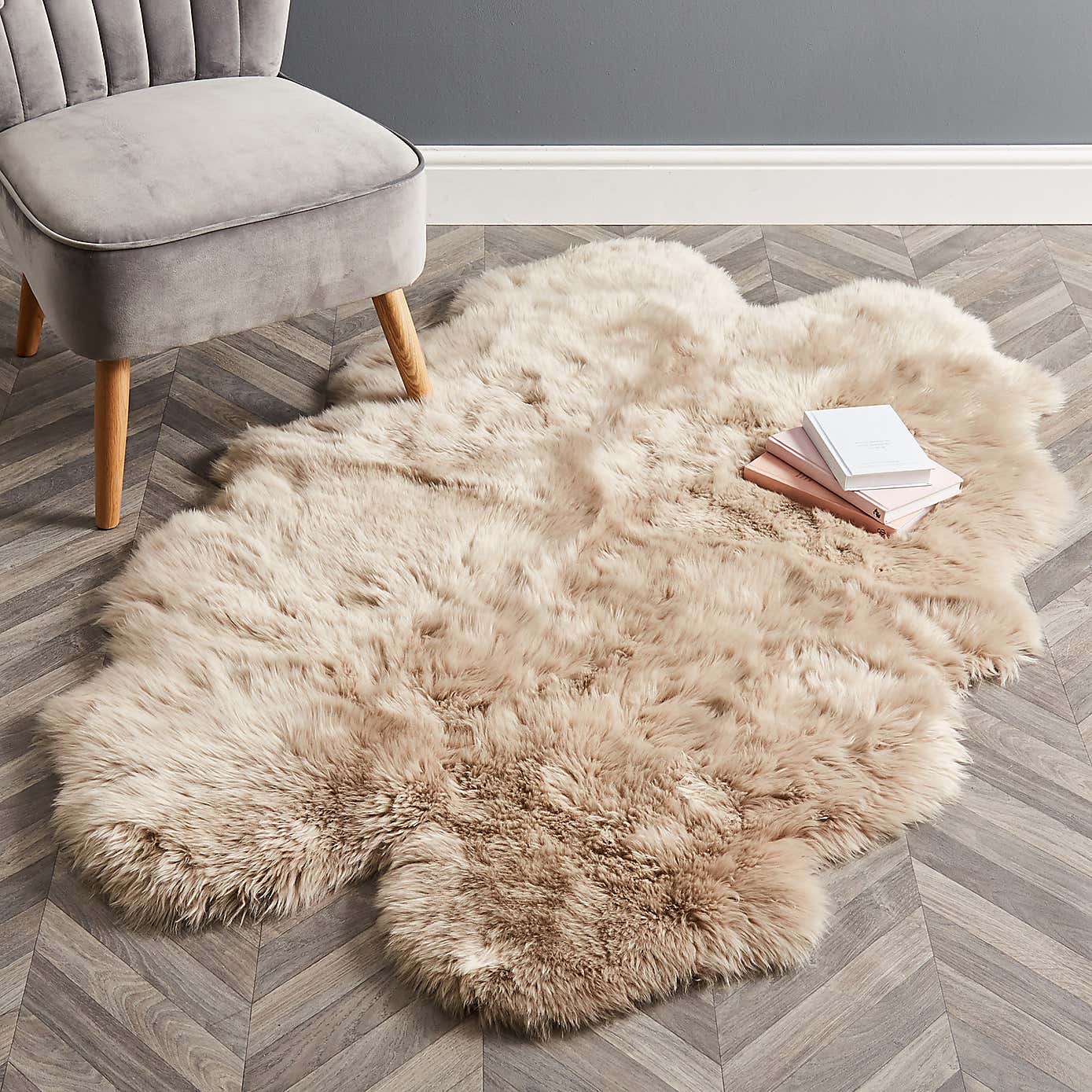 Quad Sheepskin Rug