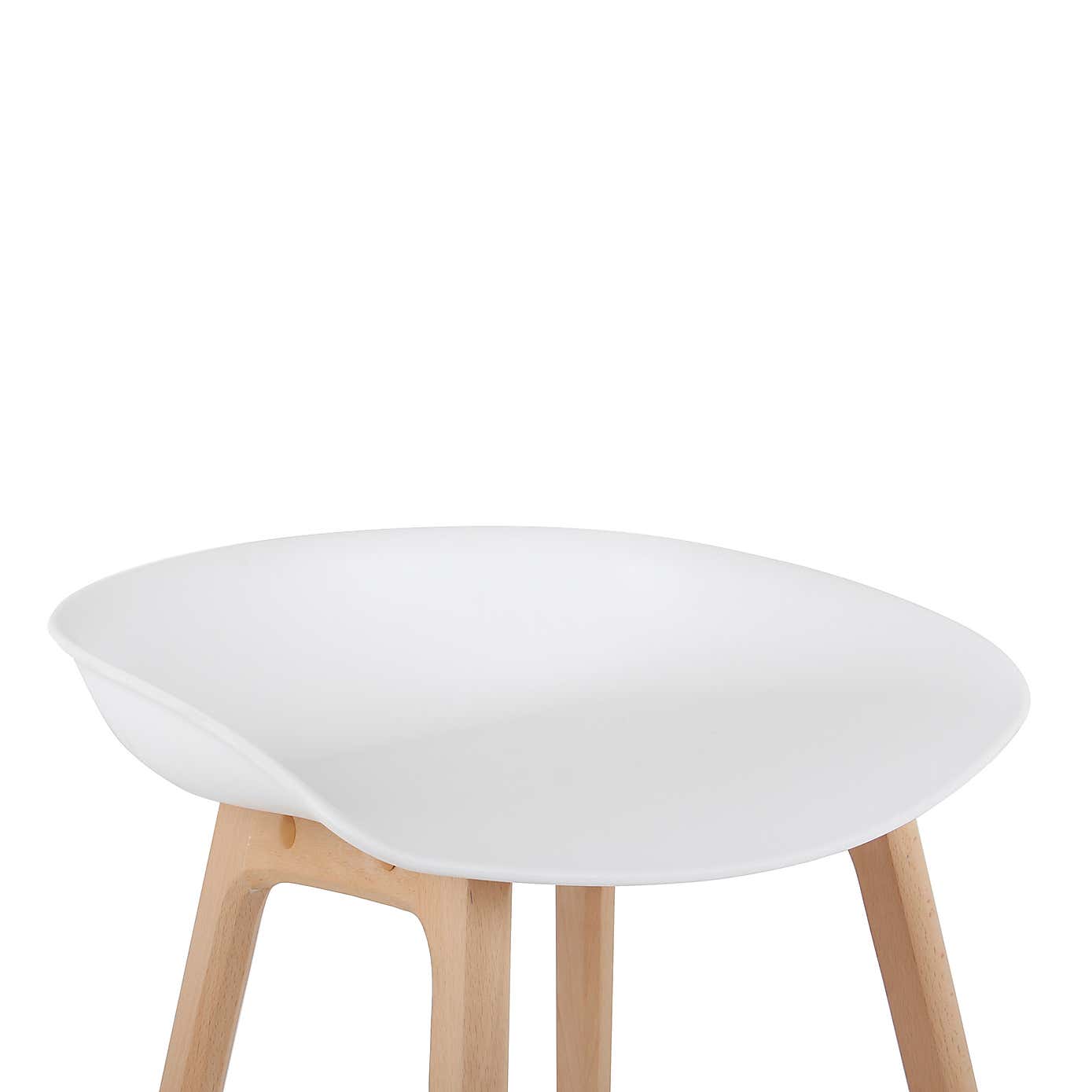 Erik White Bar Stool
