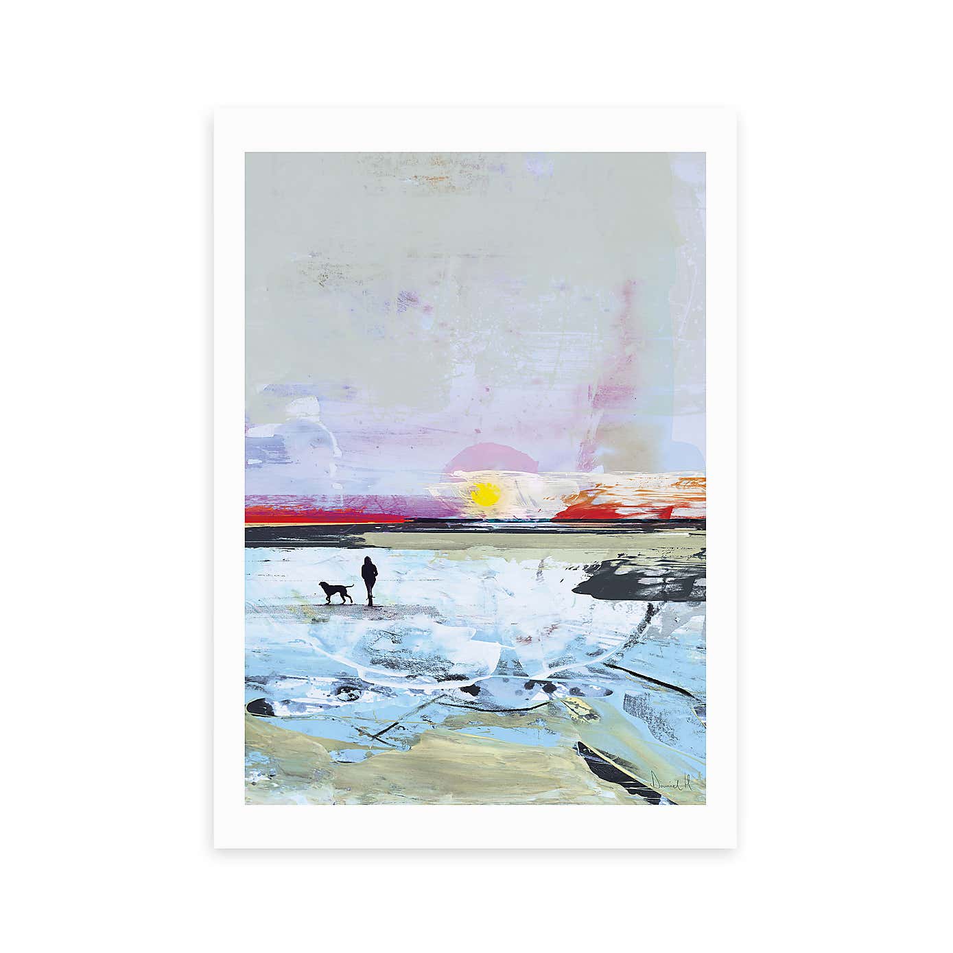 East End Prints Beach Walk Print