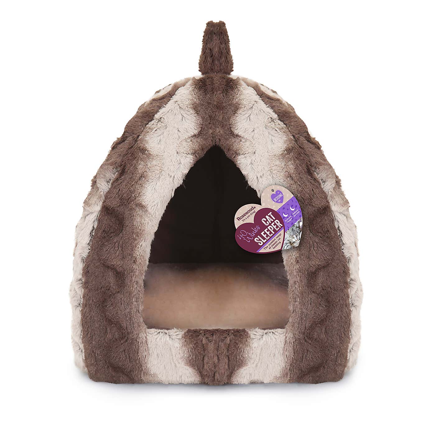 Rosewood Snuggle Pyramid Pet Bed