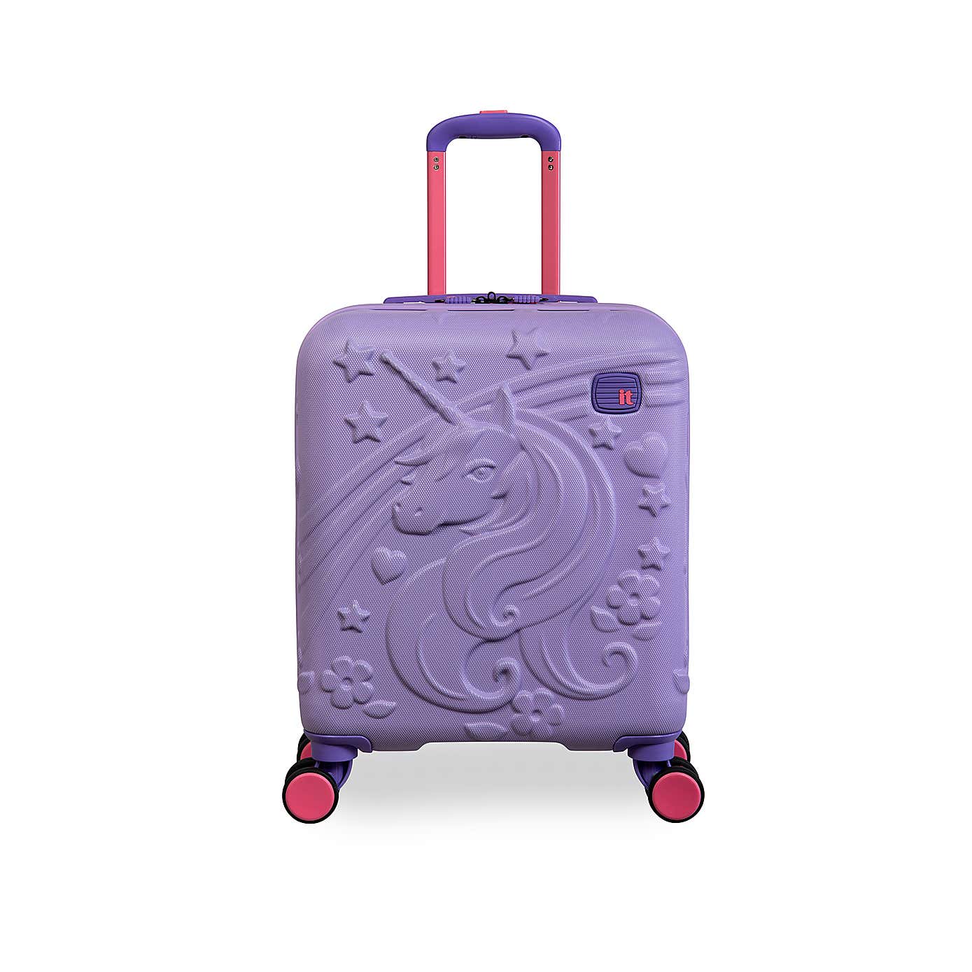 IT Luggage Mystical Hard Shell Kiddies Lavender Underseat Suitcase