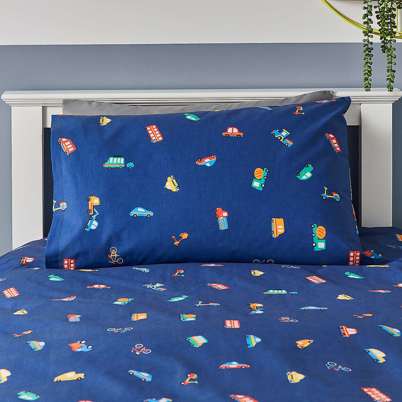 Transport Duvet Cover and Pillowcase Set