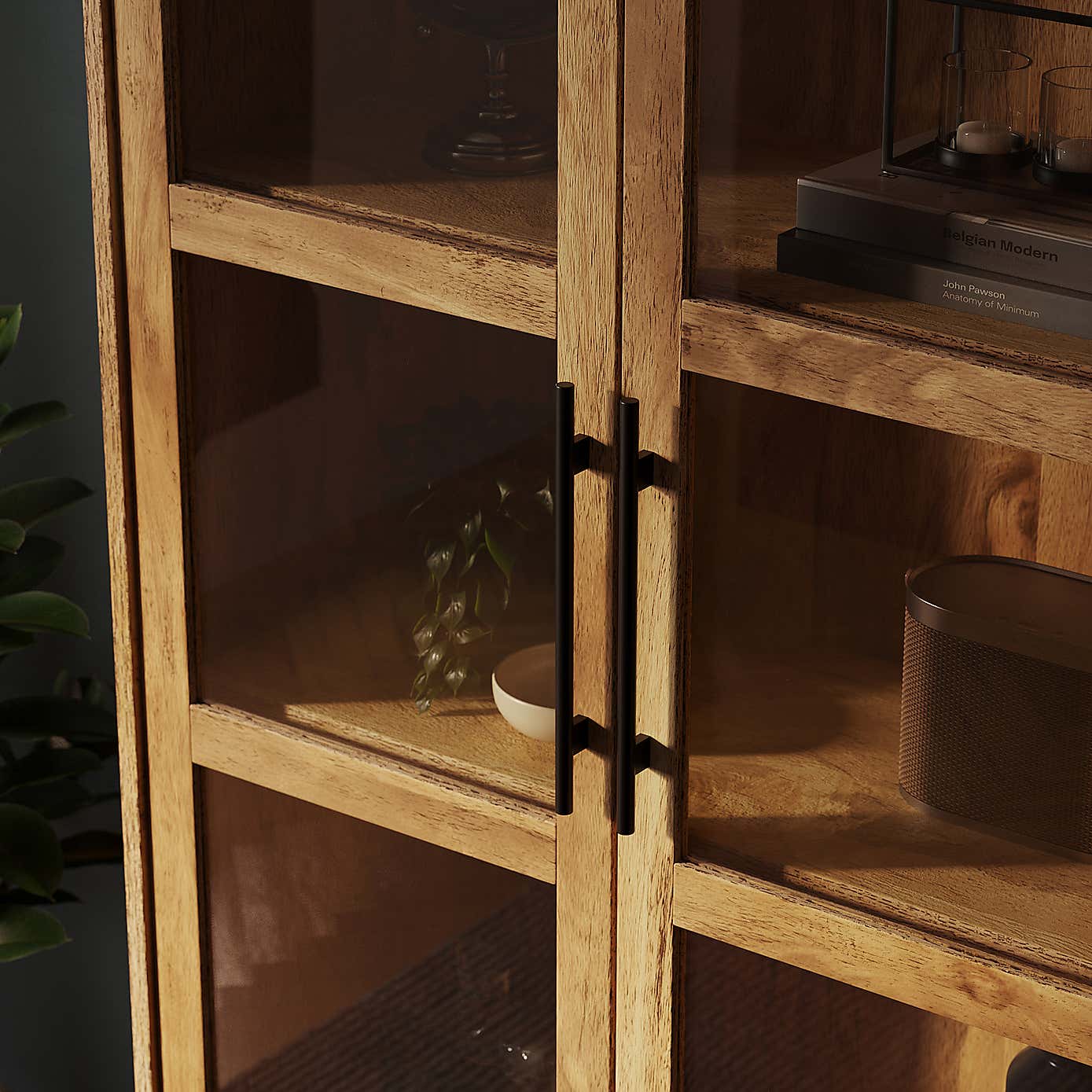 Bryant Display Cabinet, Mango Wood