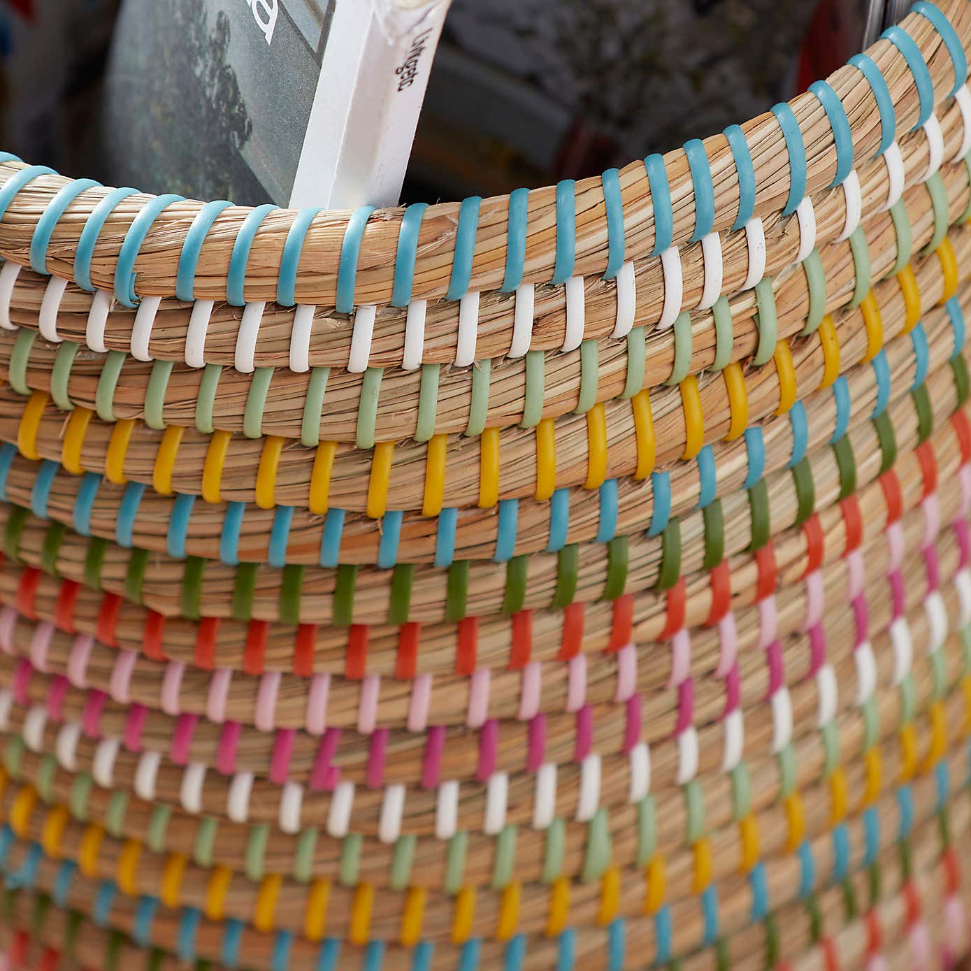 Rainbow Round Storage Basket