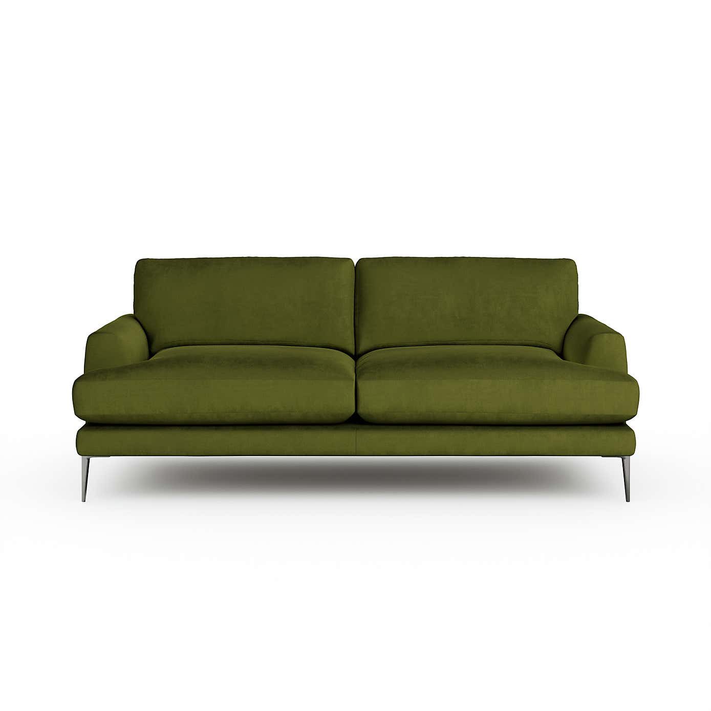 Lawson Matte Plush Velvet 4 Seater Sofa